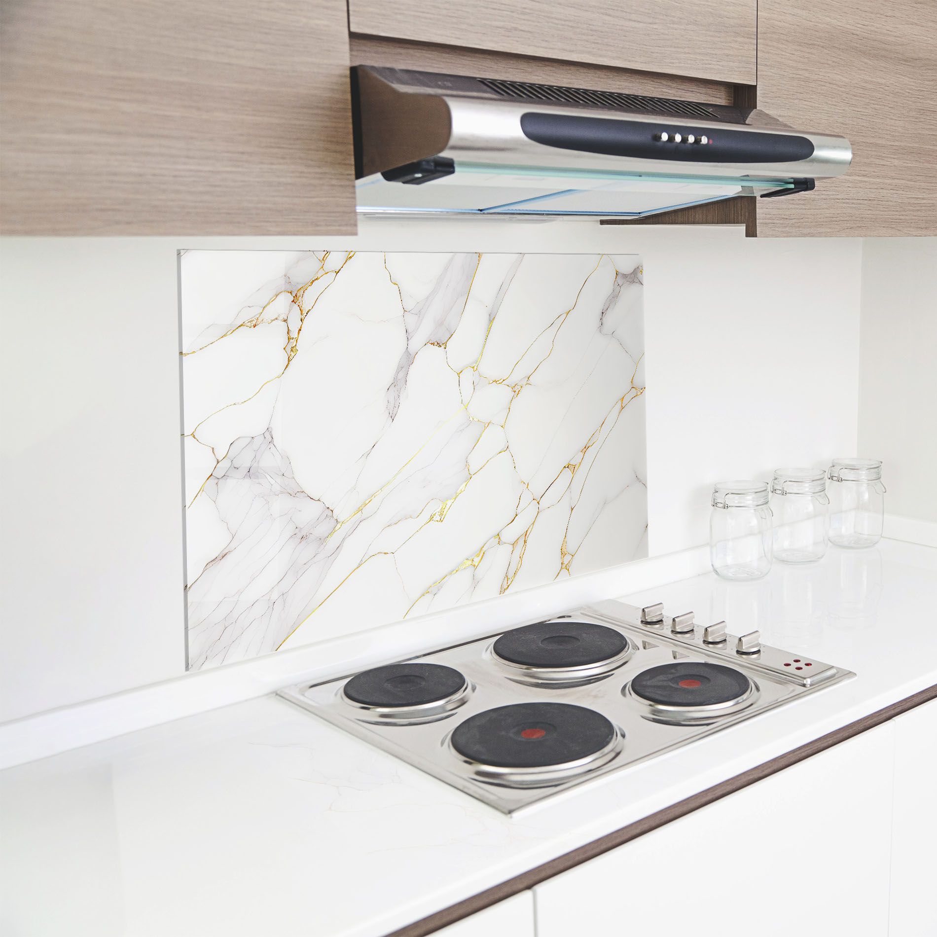 White Grey Golden Lines mockup 8