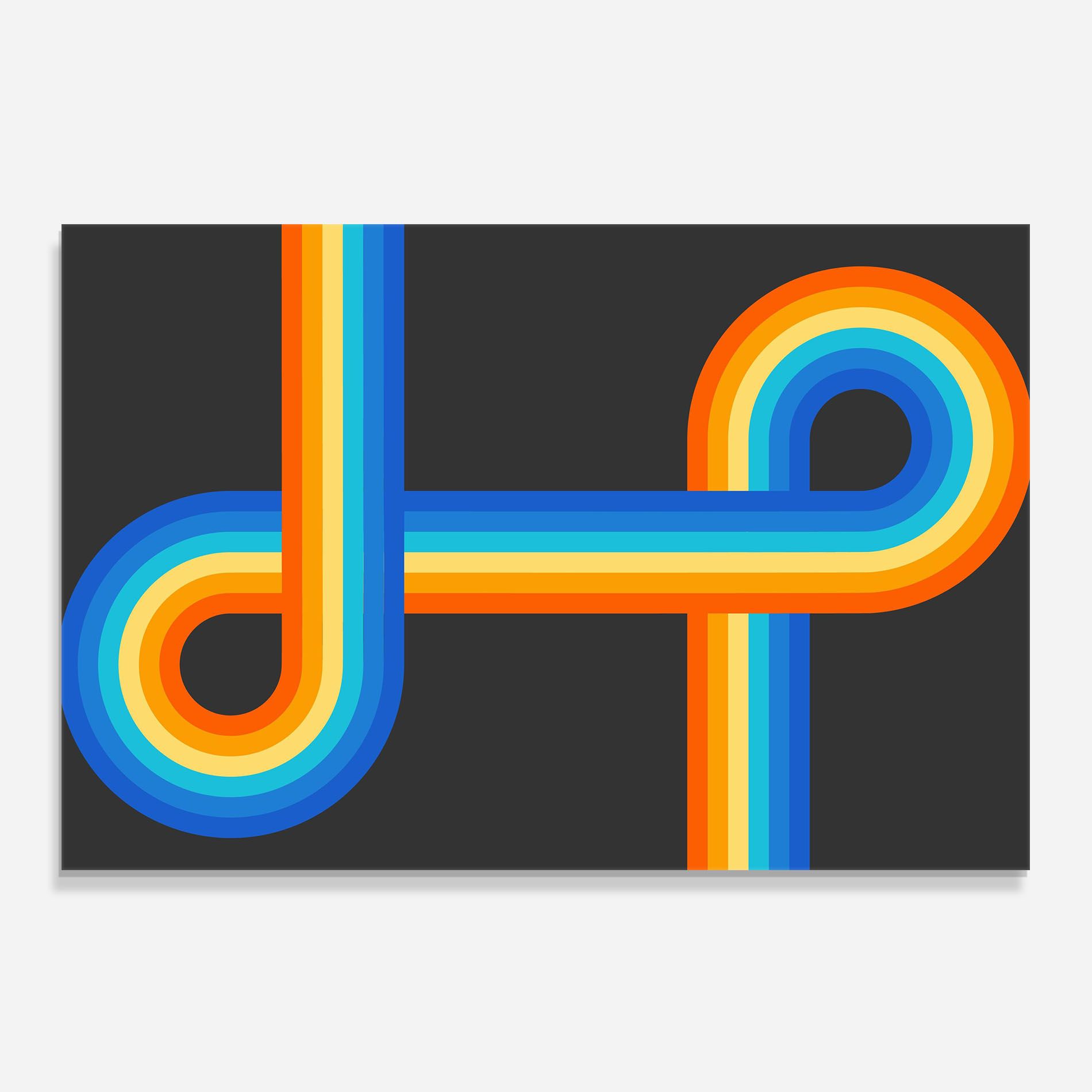 Vintage Ranbow mockup 0