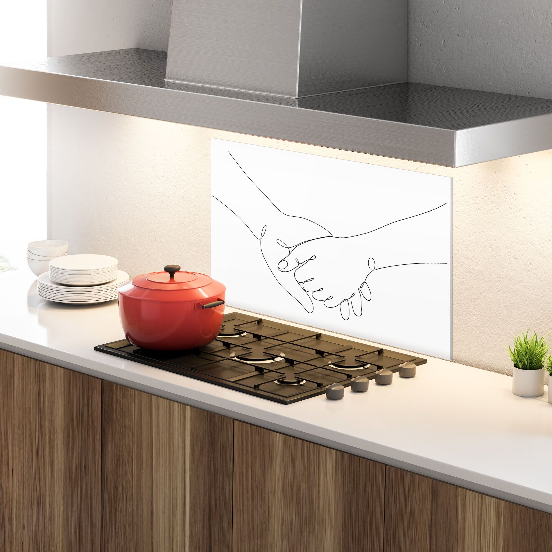 Minimalistic Hands mockup 4