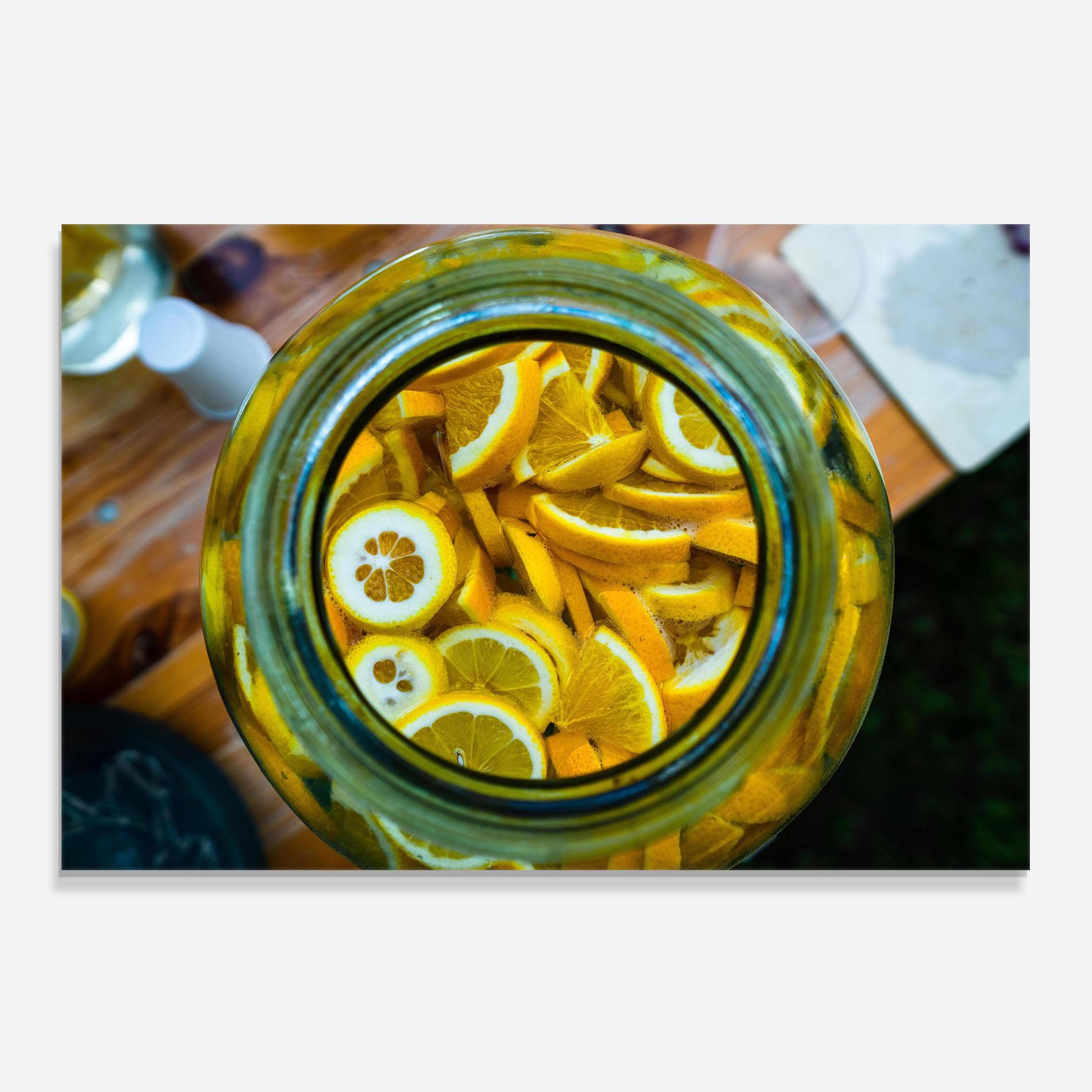 Küchenrückwand Glas Big Limonade mockup 0