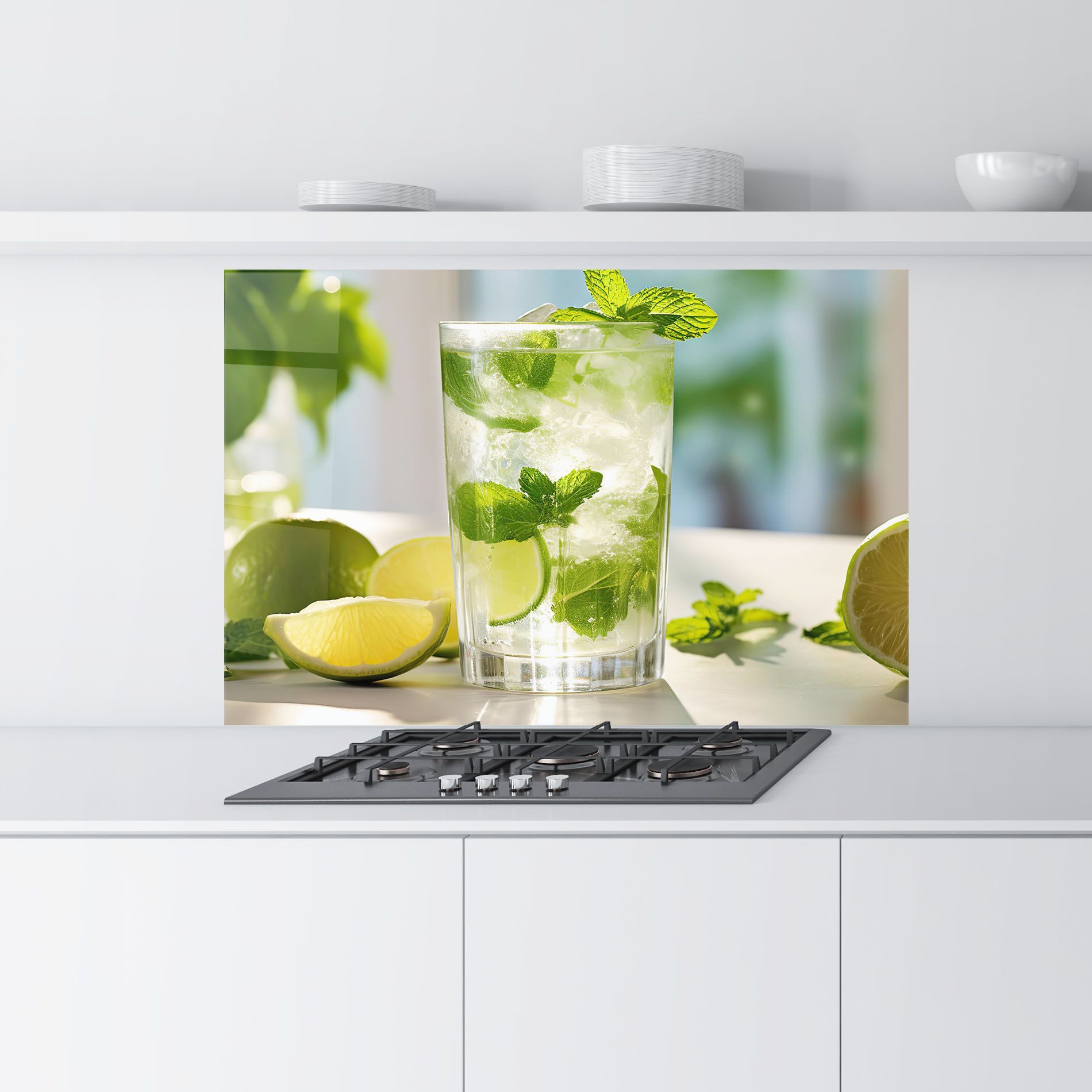 Lime Mint Glass mockup 9