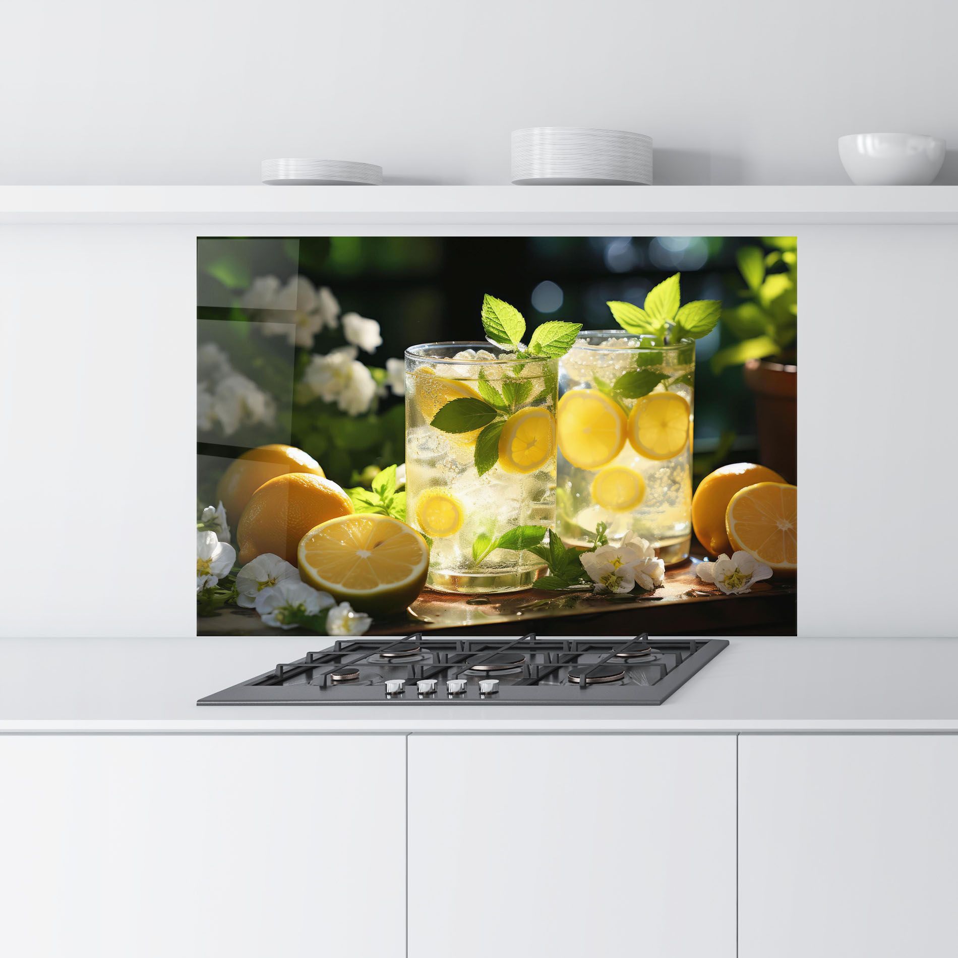 White Flowers Lemonade mockup 9