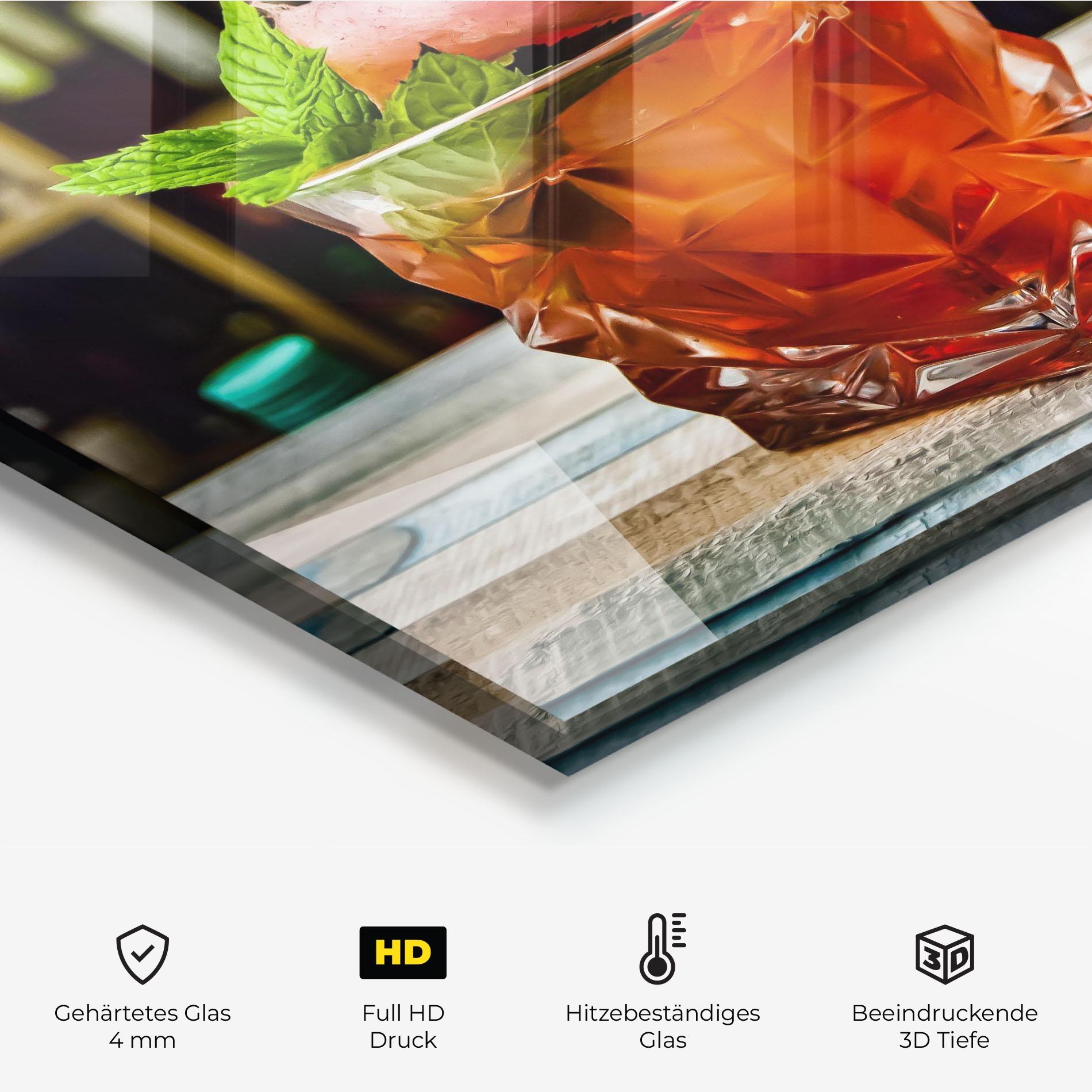 Küchenrückwand Glas Cola Drink mockup 2