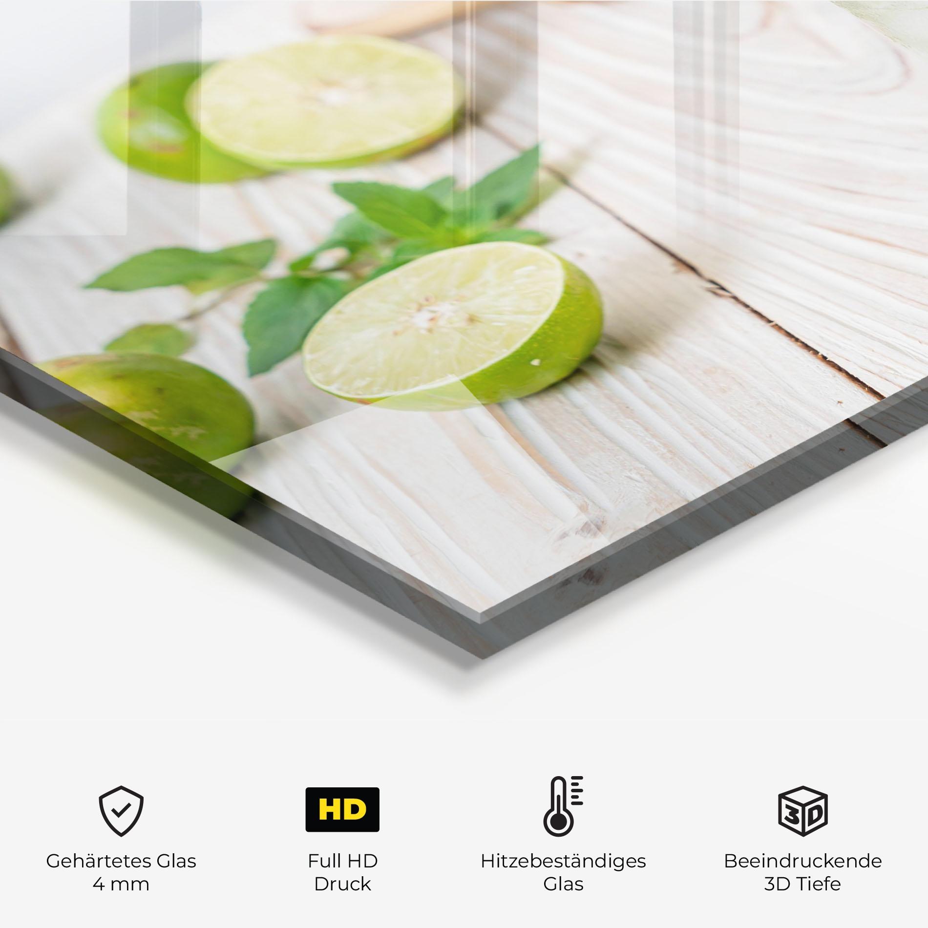 Küchenrückwand Glas Iced Honey mockup 2