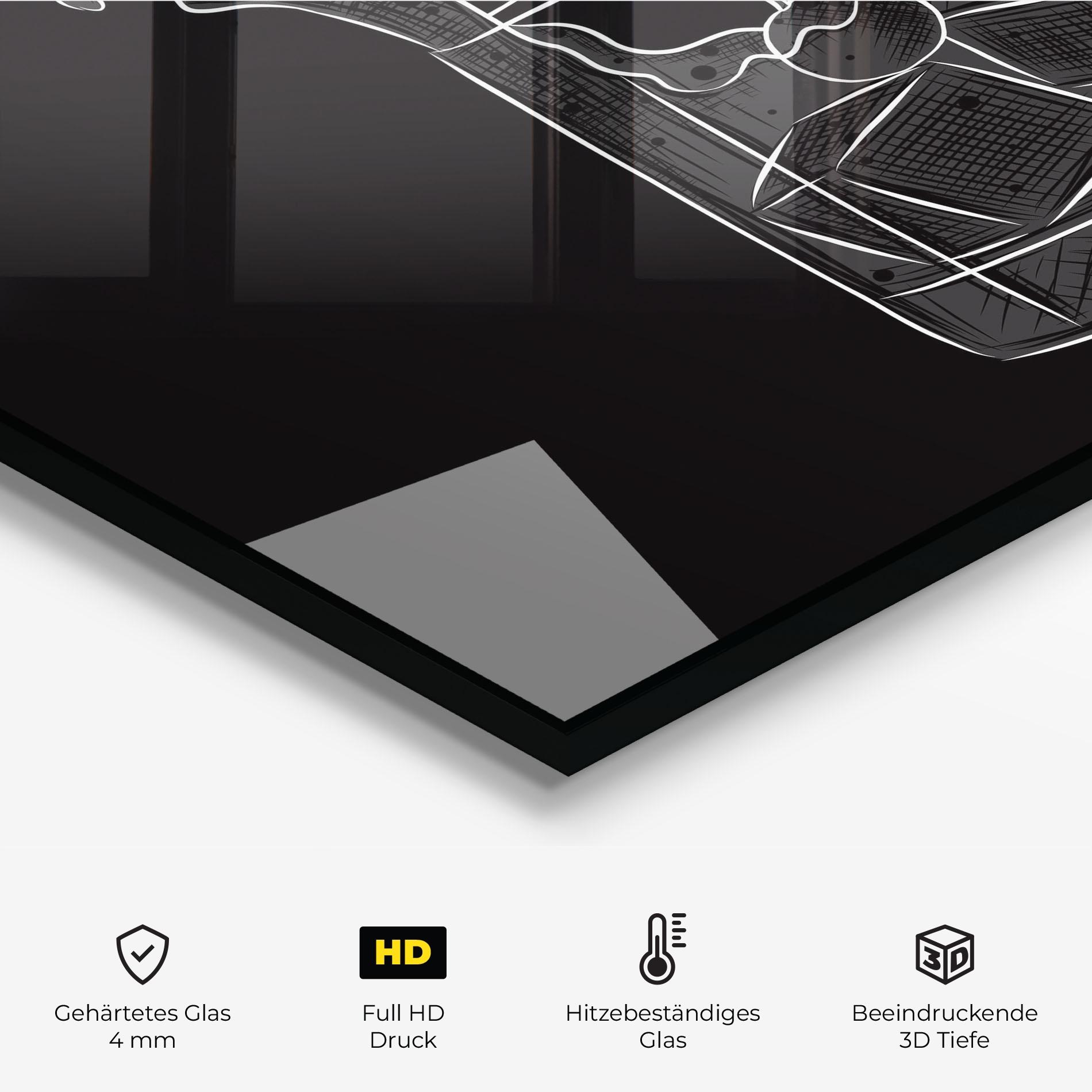 Küchenrückwand Glas Lime Drink mockup 2