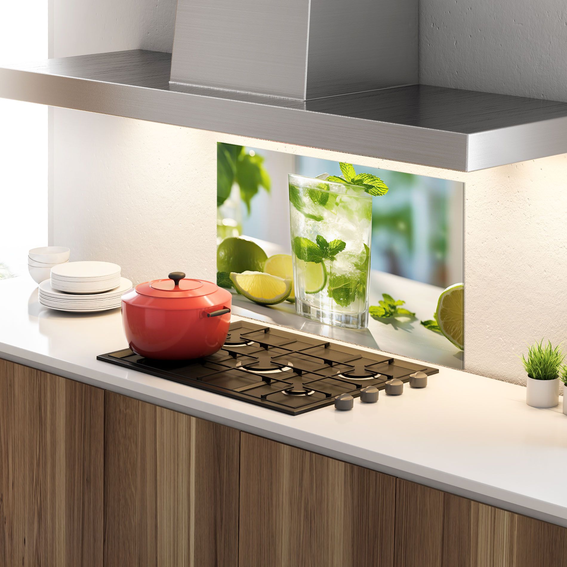 Lime Mint Glass mockup 4