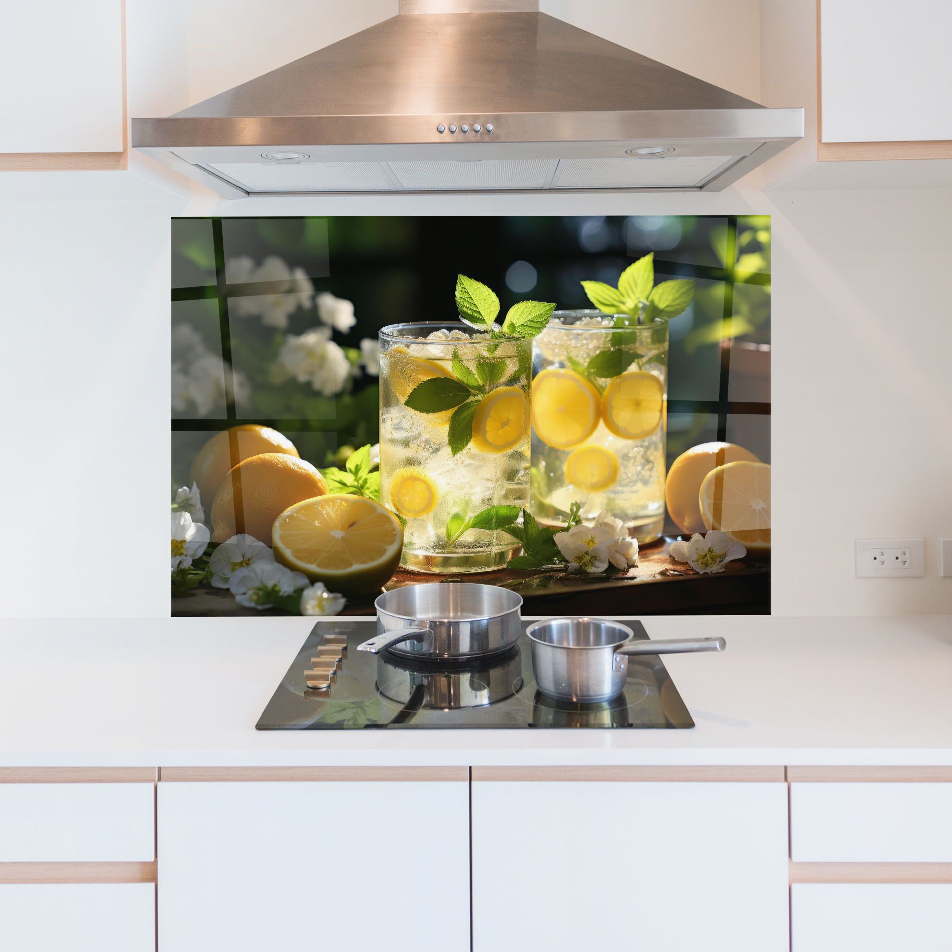 White Flowers Lemonade mockup 5