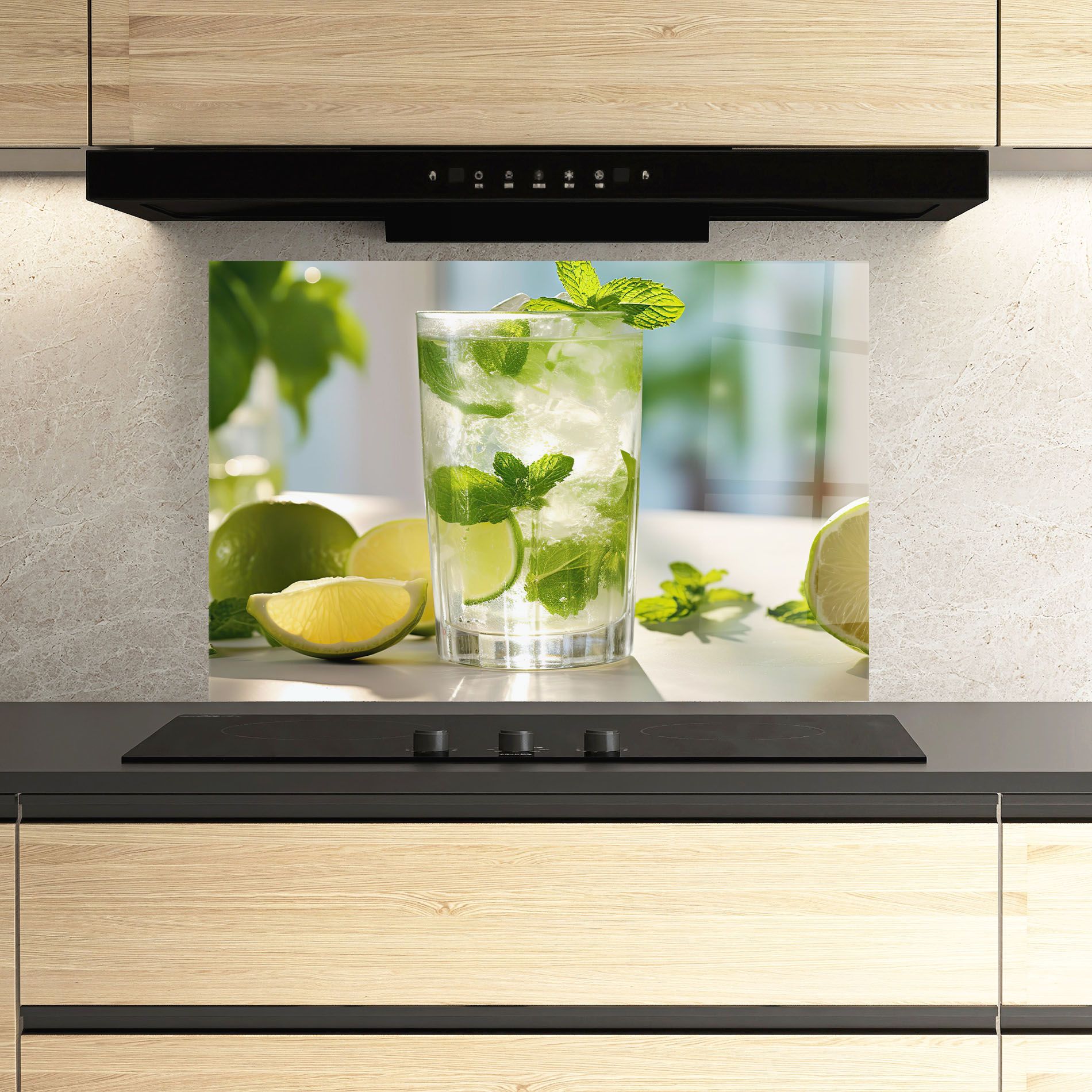 Lime Mint Glass mockup 3