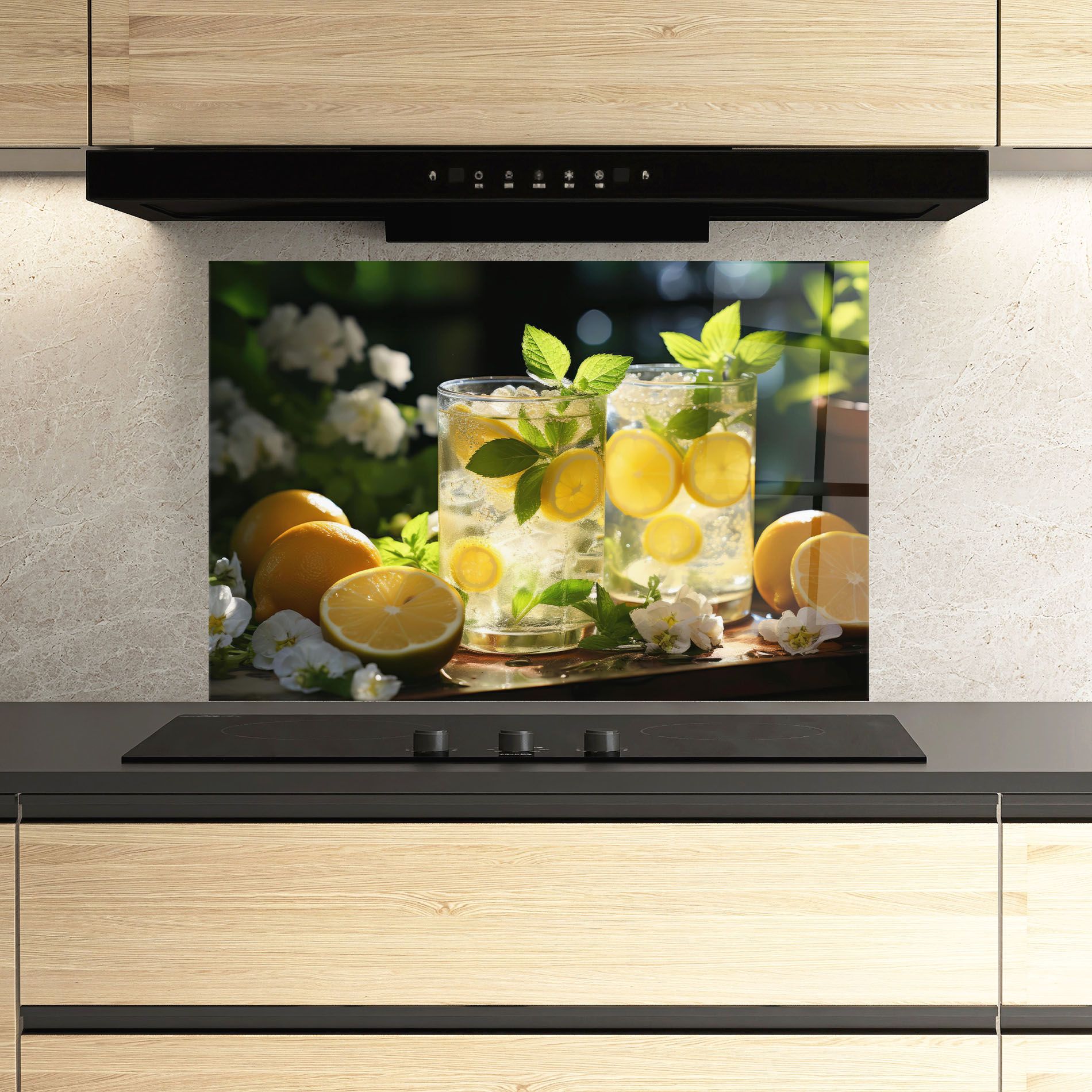 White Flowers Lemonade mockup 3