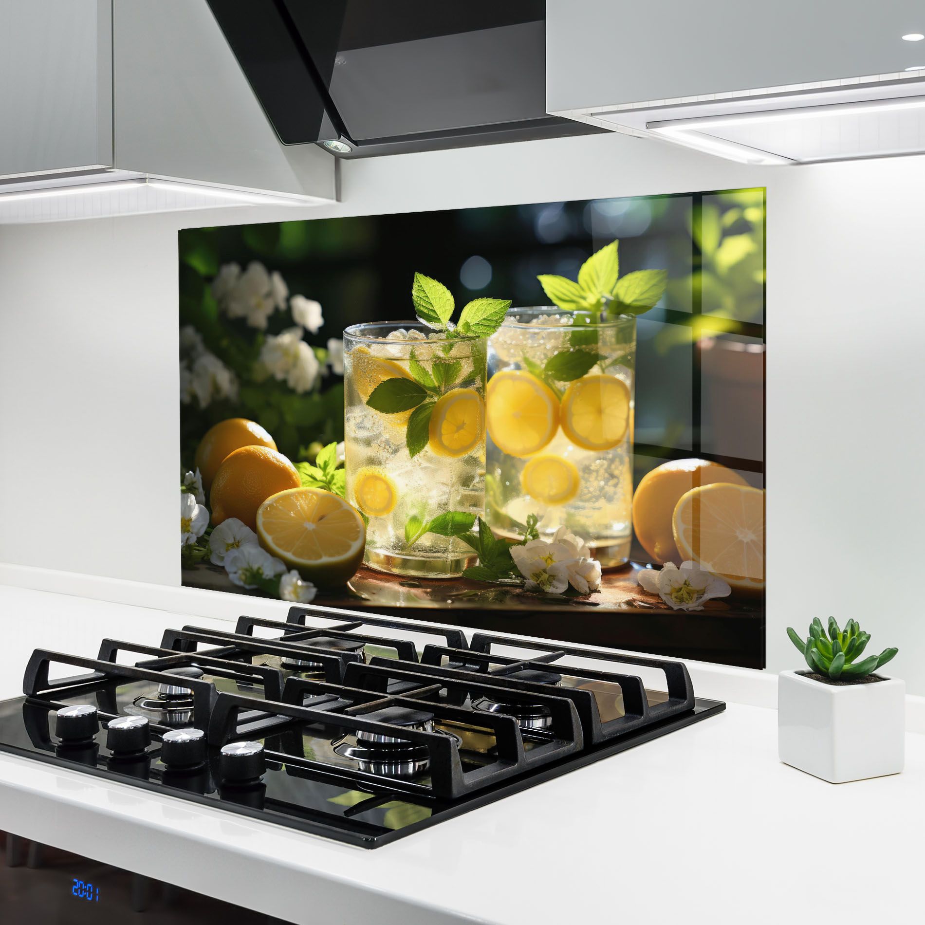 White Flowers Lemonade mockup 6