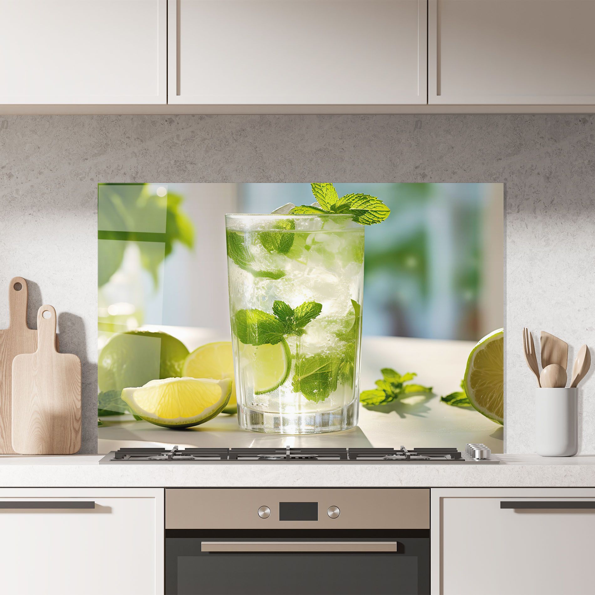 Lime Mint Glass mockup 7