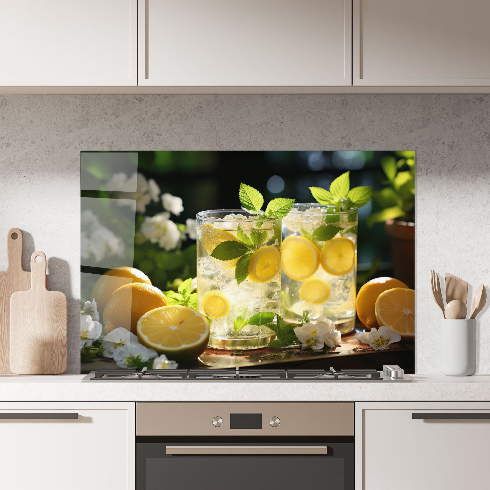 White Flowers Lemonade mockup 7