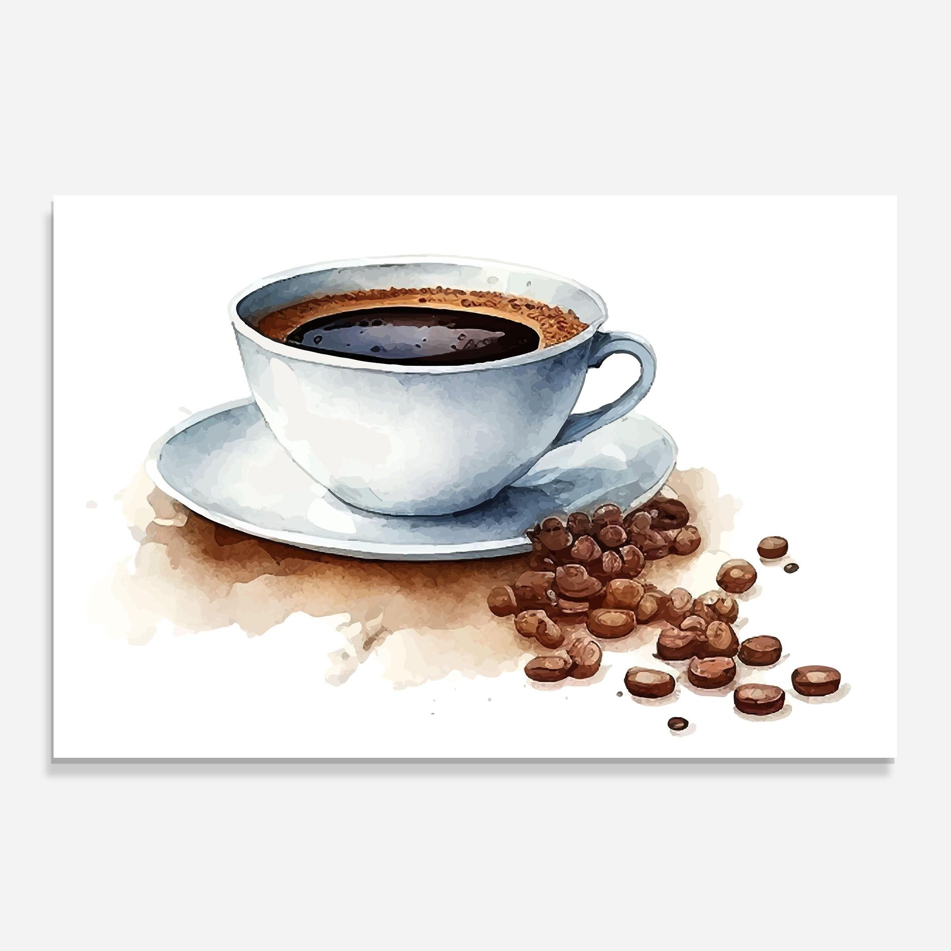 Coffee Watercolor mockup 0