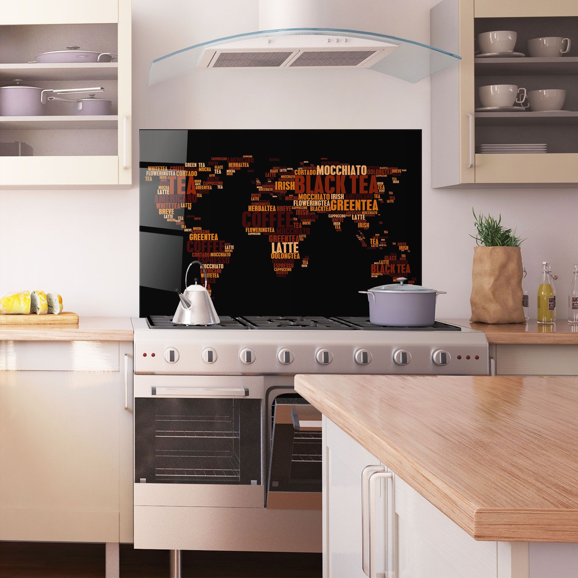 Coffee Black Map mockup 1