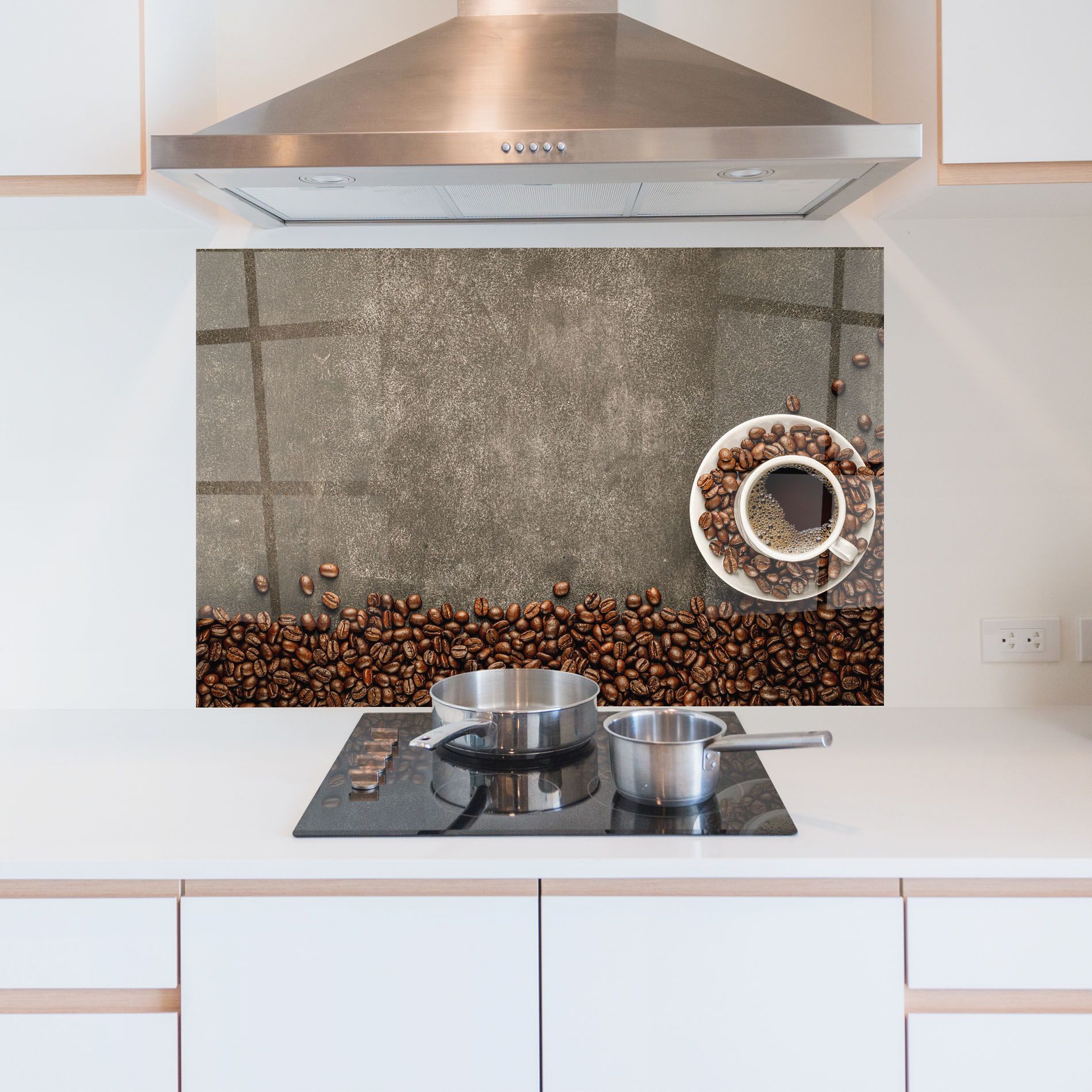 Coffee On Grey Table mockup 5