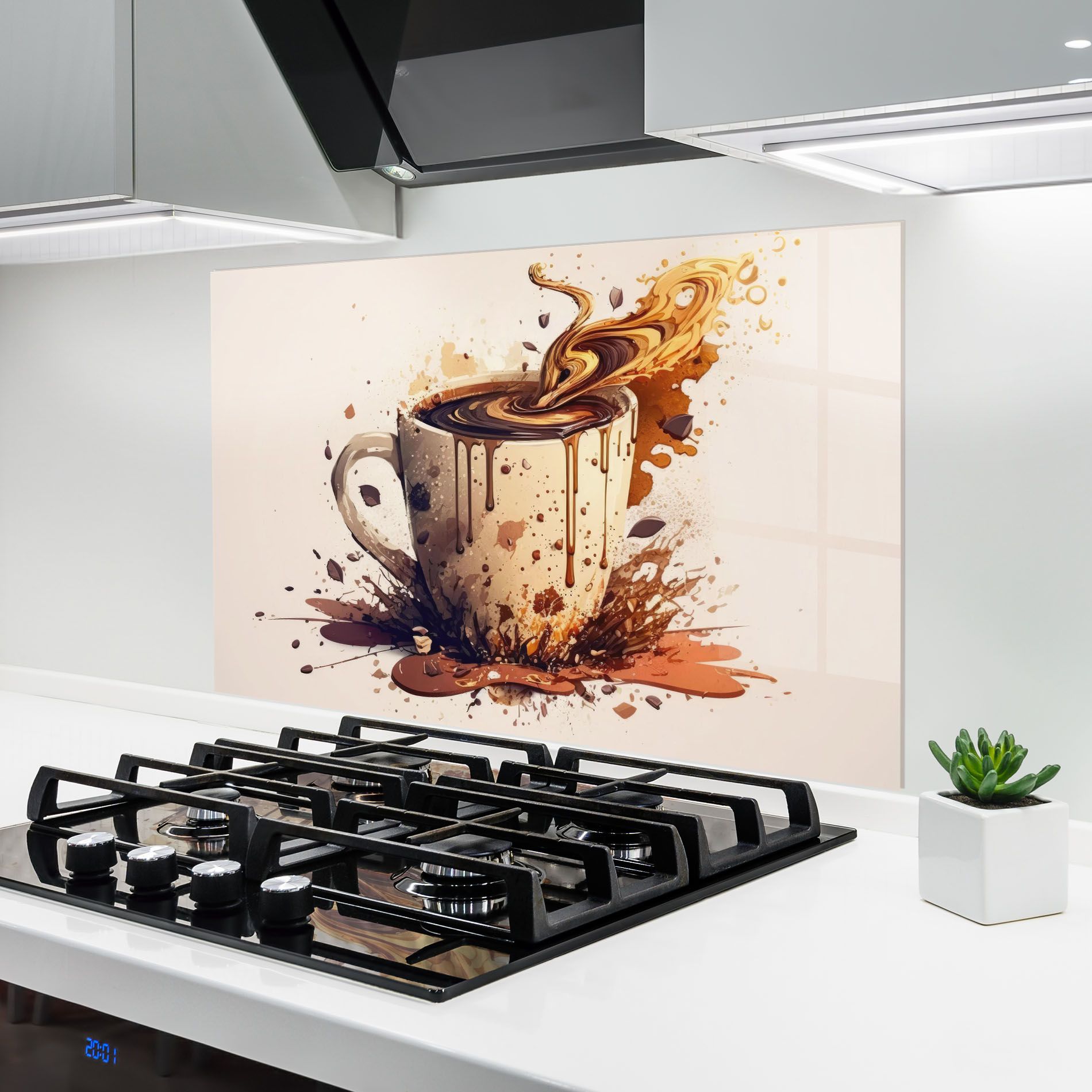 Watercolor Cappuccino mockup 6