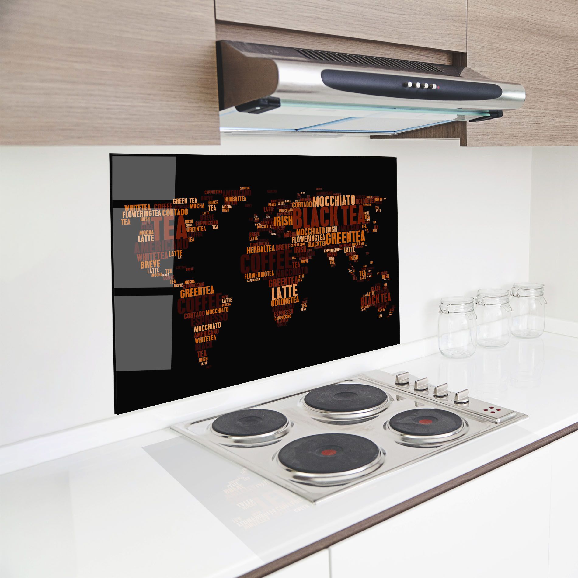 Coffee Black Map mockup 8