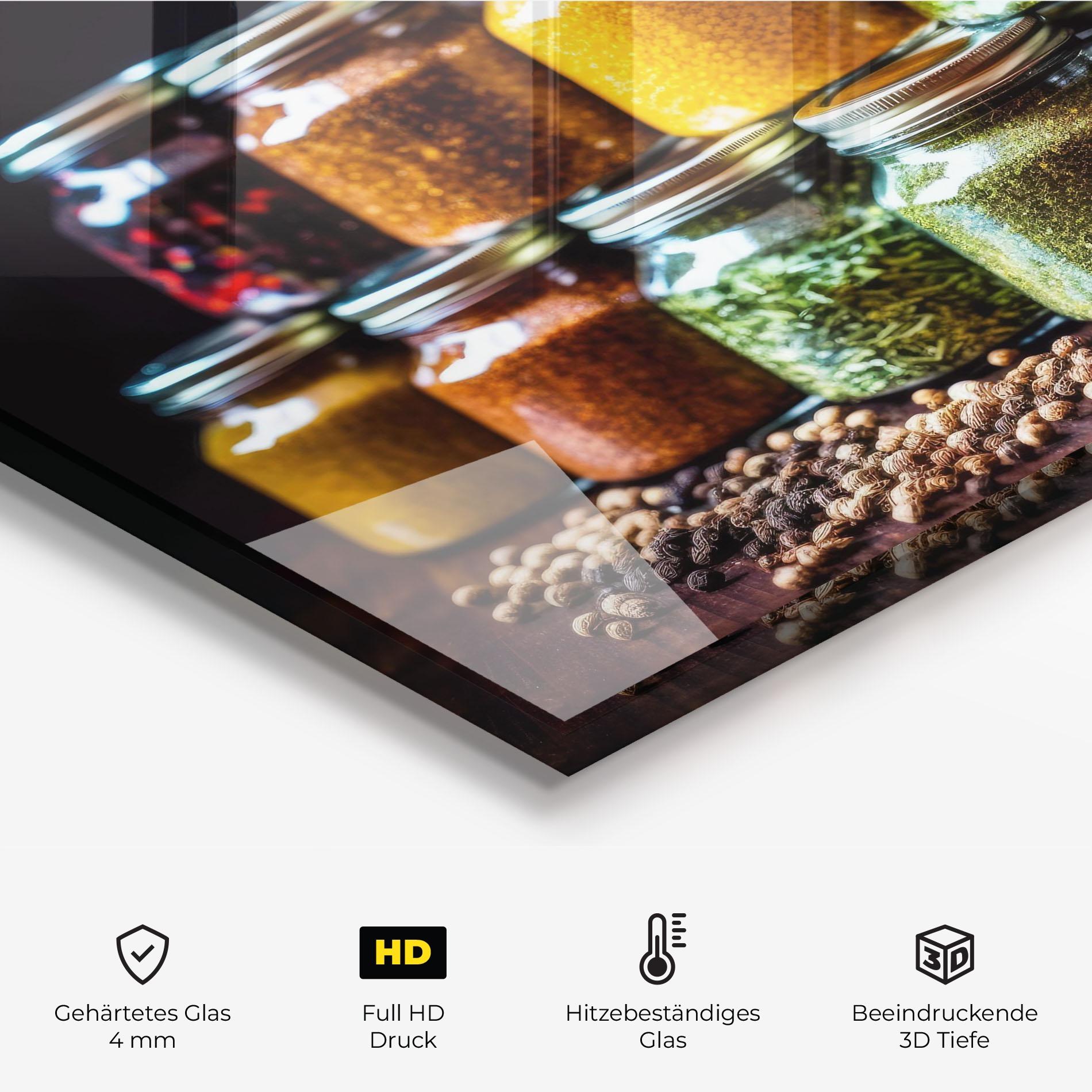 Küchenrückwand Glas Kitchen Spice Up mockup 2