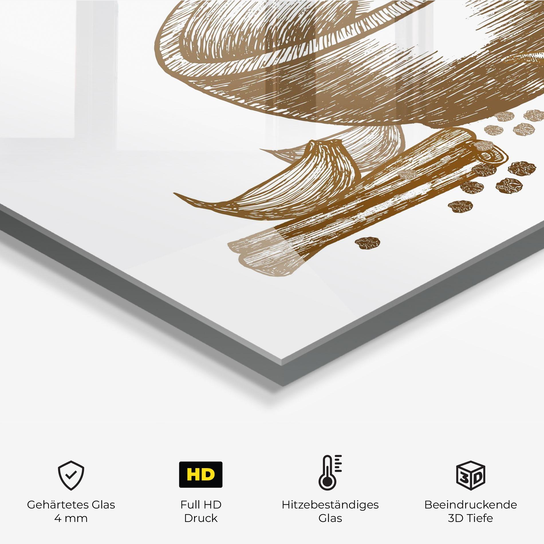 Küchenrückwand Glas Spicies mockup 2