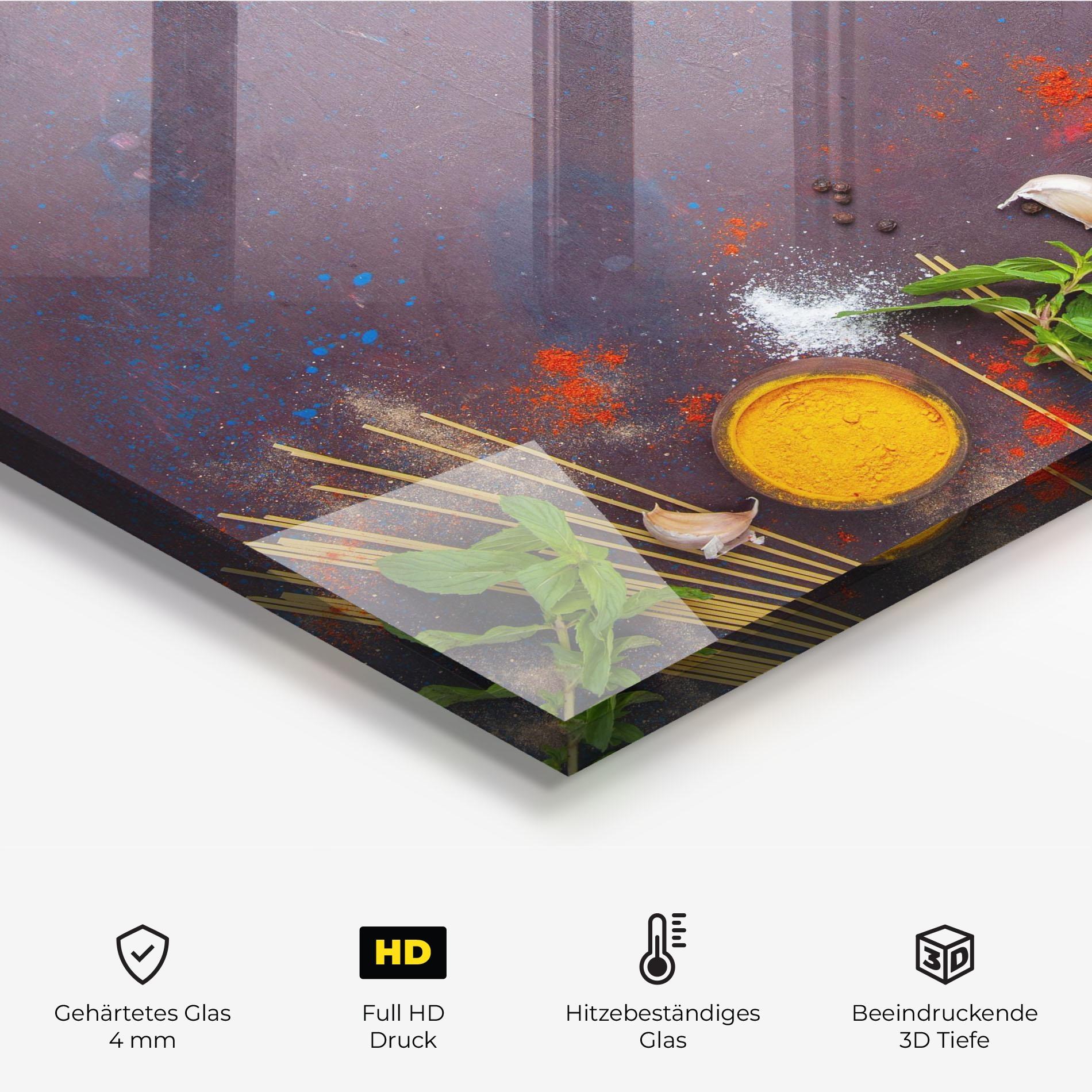 Küchenrückwand Glas Tomato Sauce mockup 2