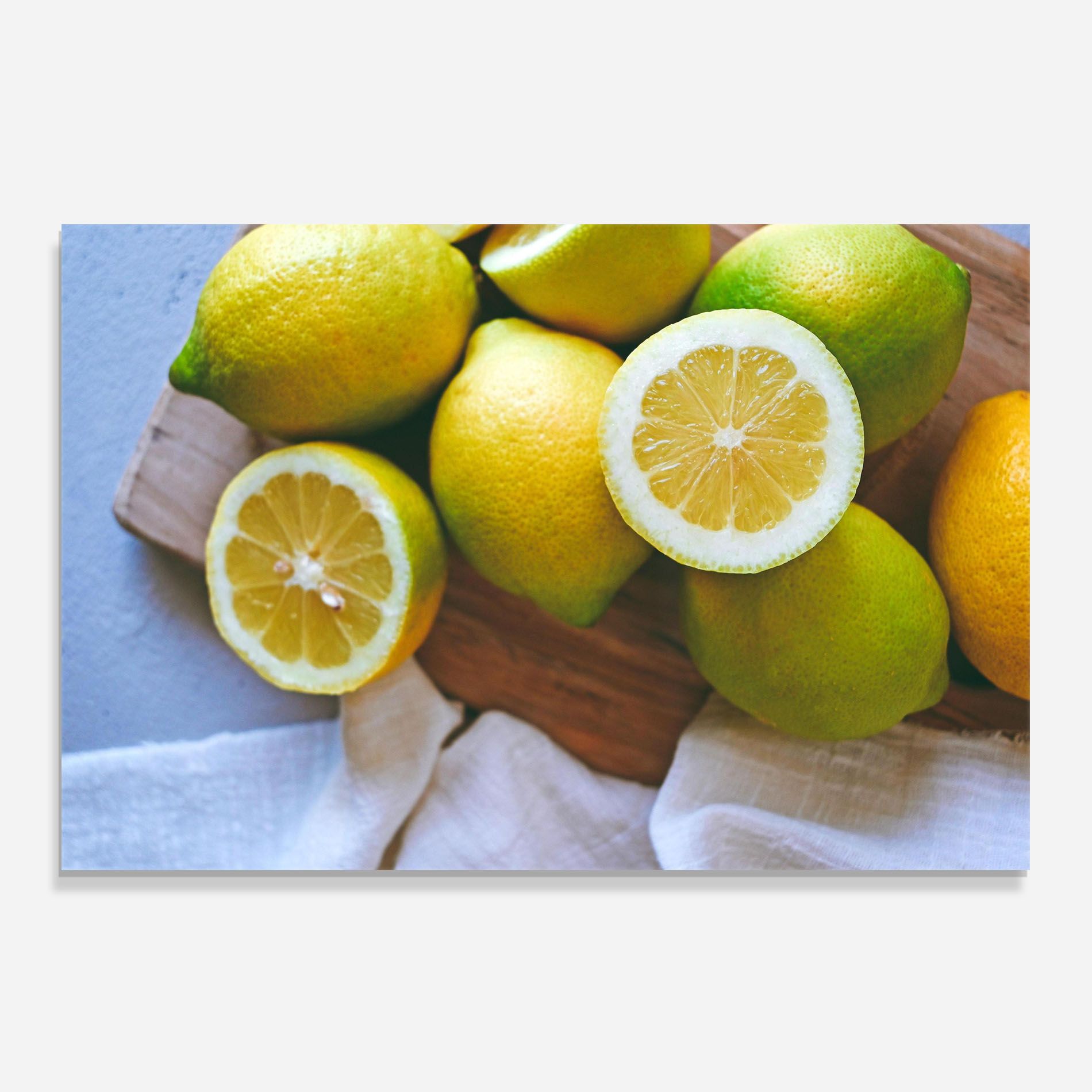 Lemons On Table mockup 0