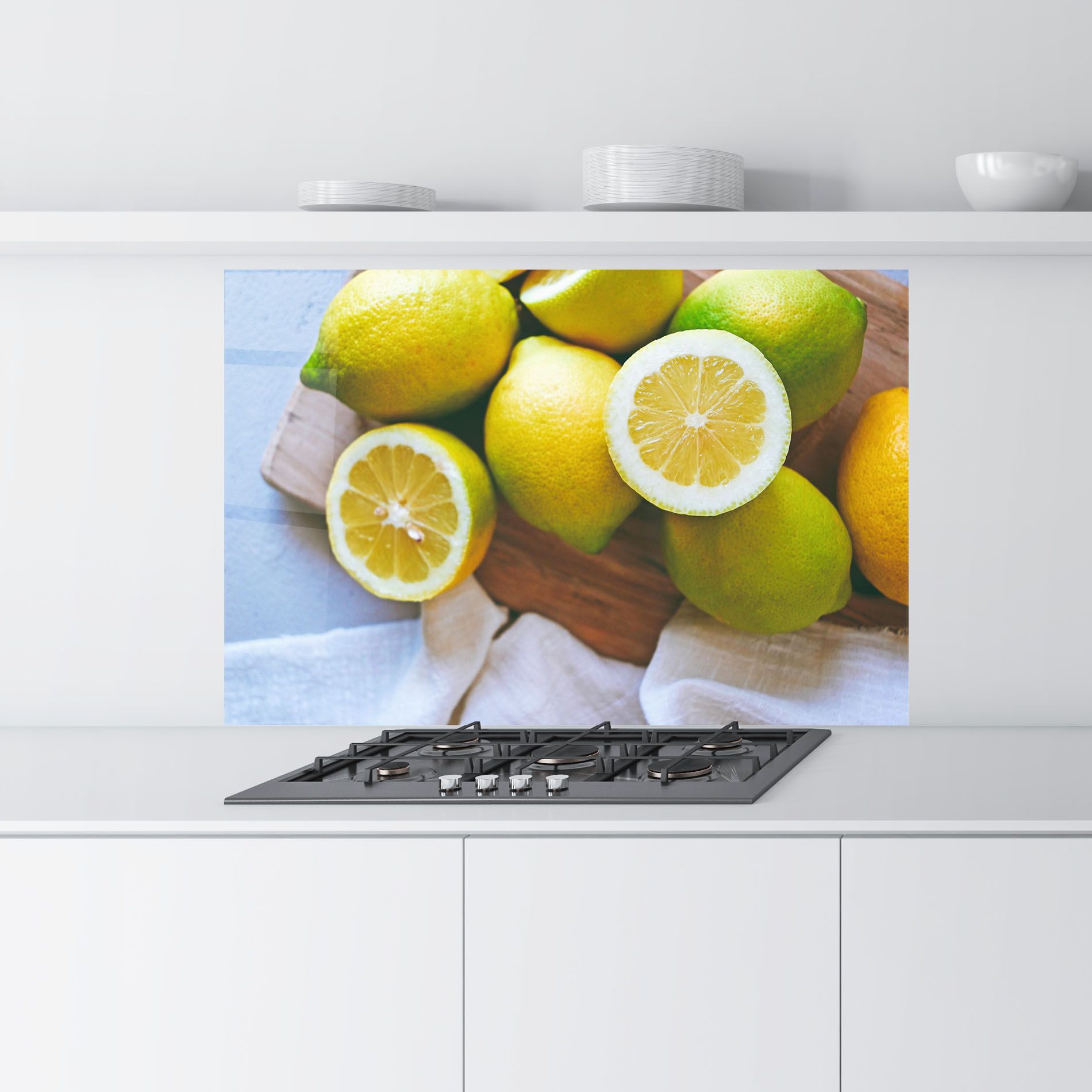 Lemons On Table mockup 9