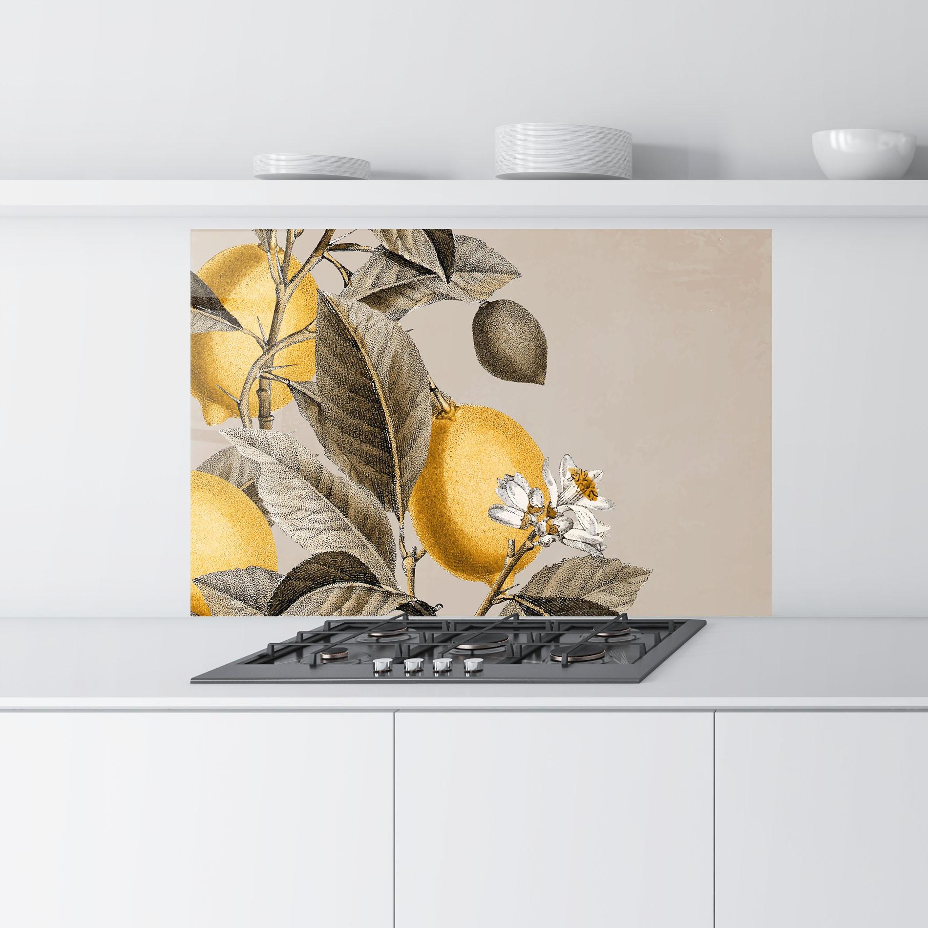 Küchenrückwand Glas Lime Tree mockup 9