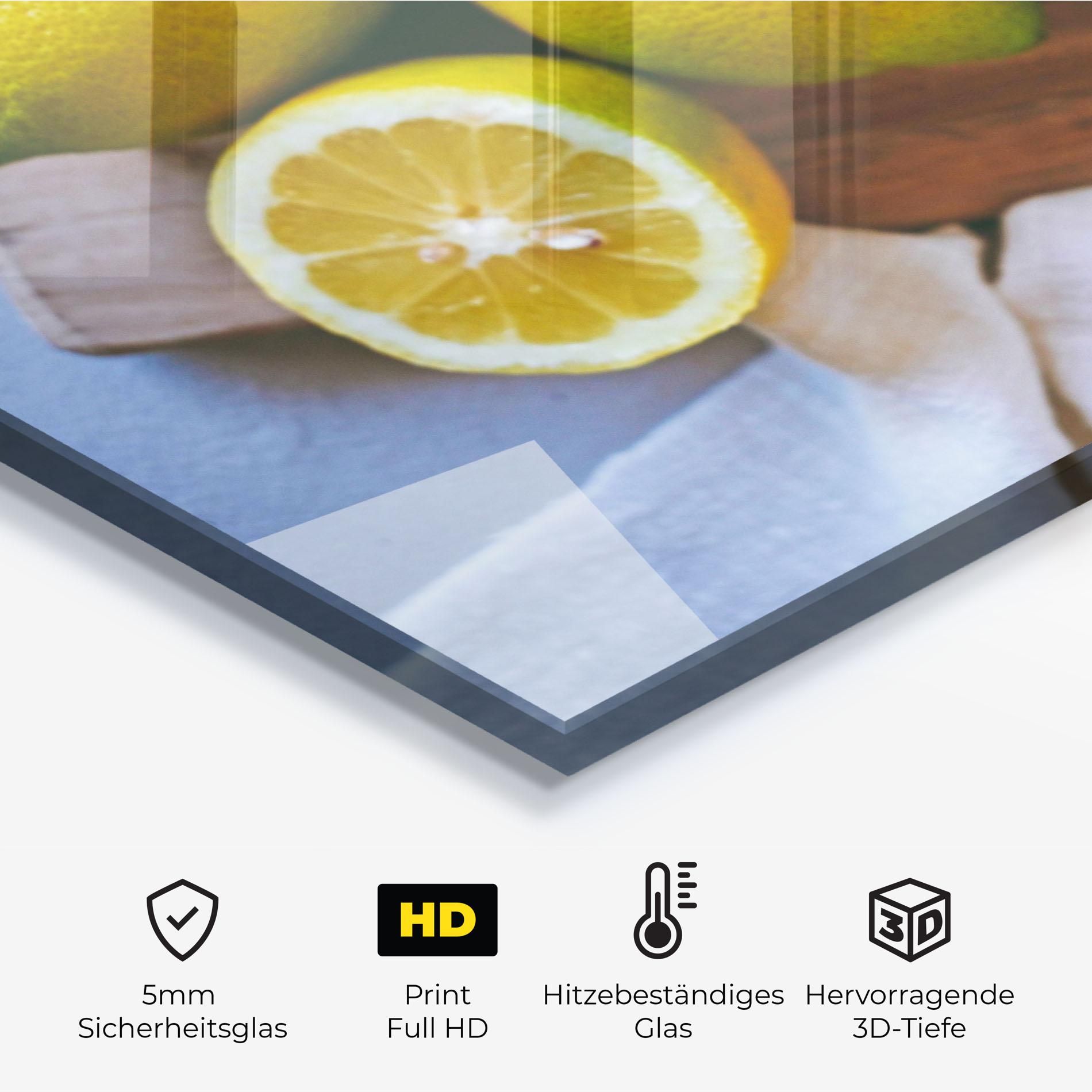 Lemons On Table mockup 2