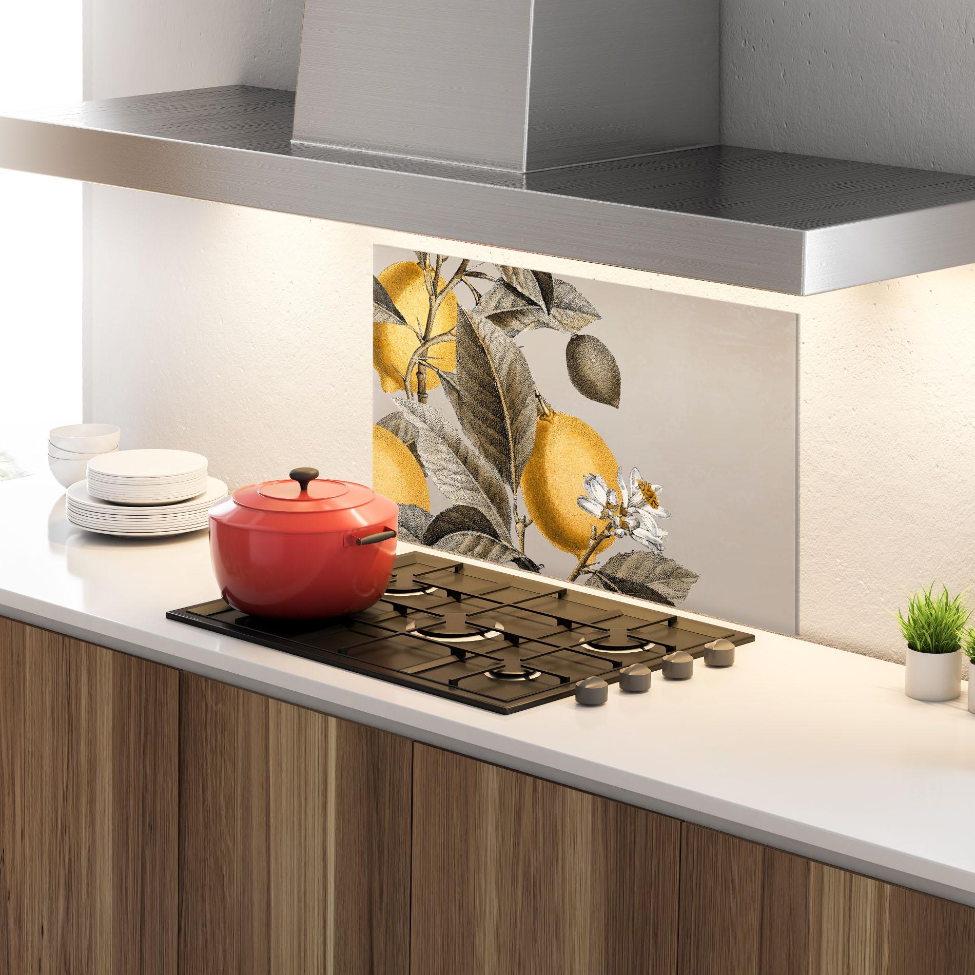 Küchenrückwand Glas Lime Tree mockup 4
