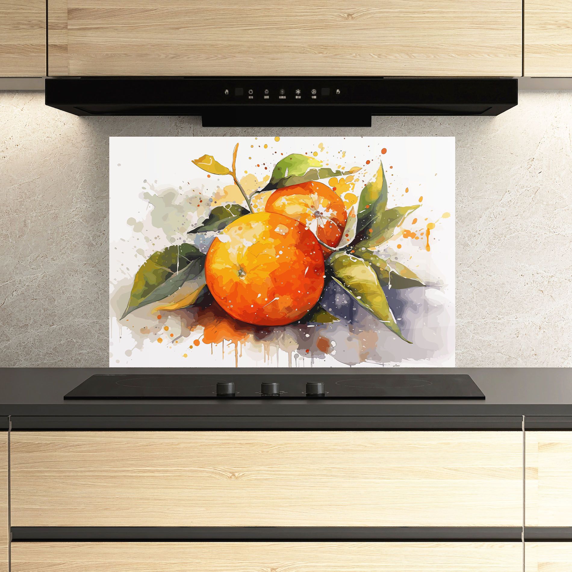 Watercolor Orange mockup 3