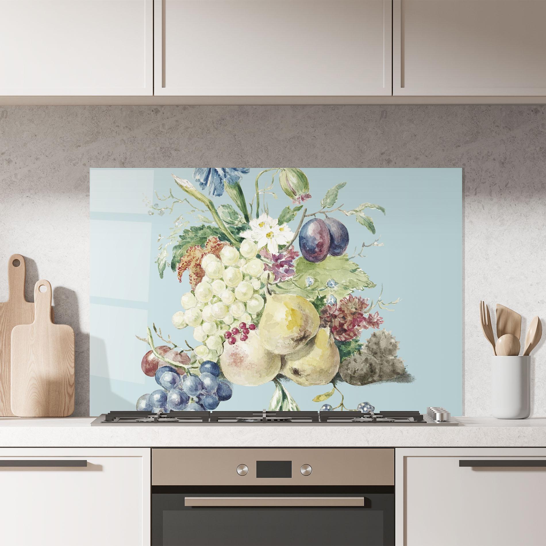 Küchenrückwand Glas Fruit Paintig mockup 7