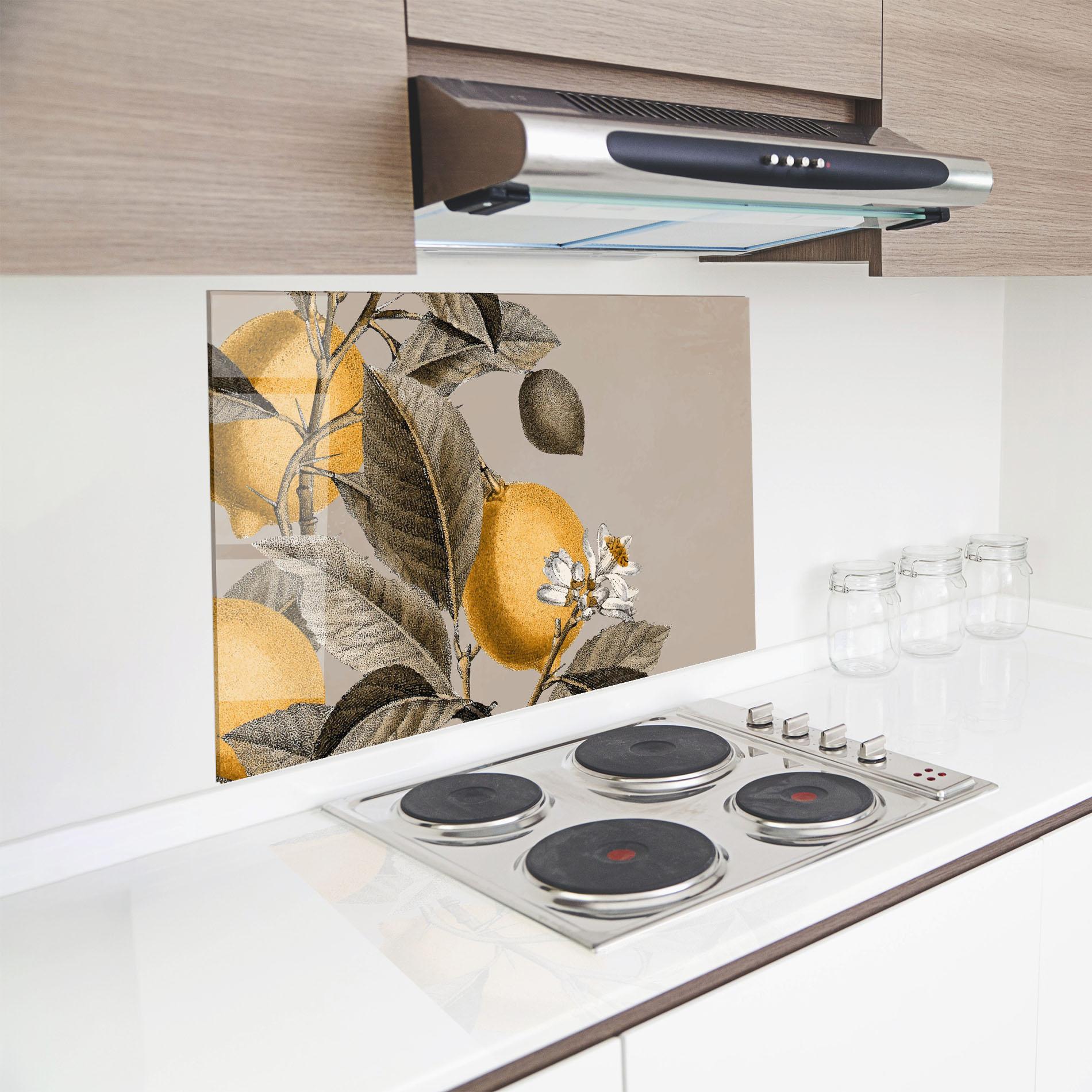 Küchenrückwand Glas Lime Tree mockup 8