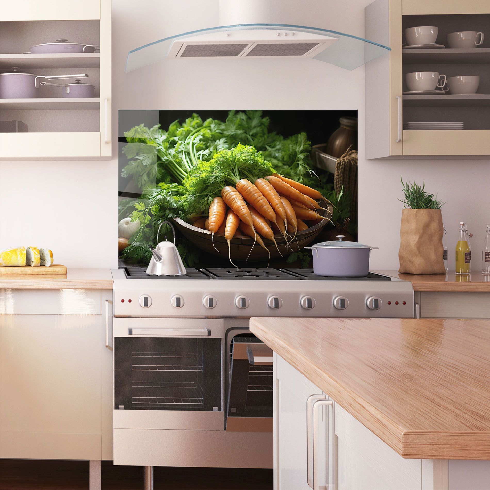 Fresh Carrots Basket mockup 1