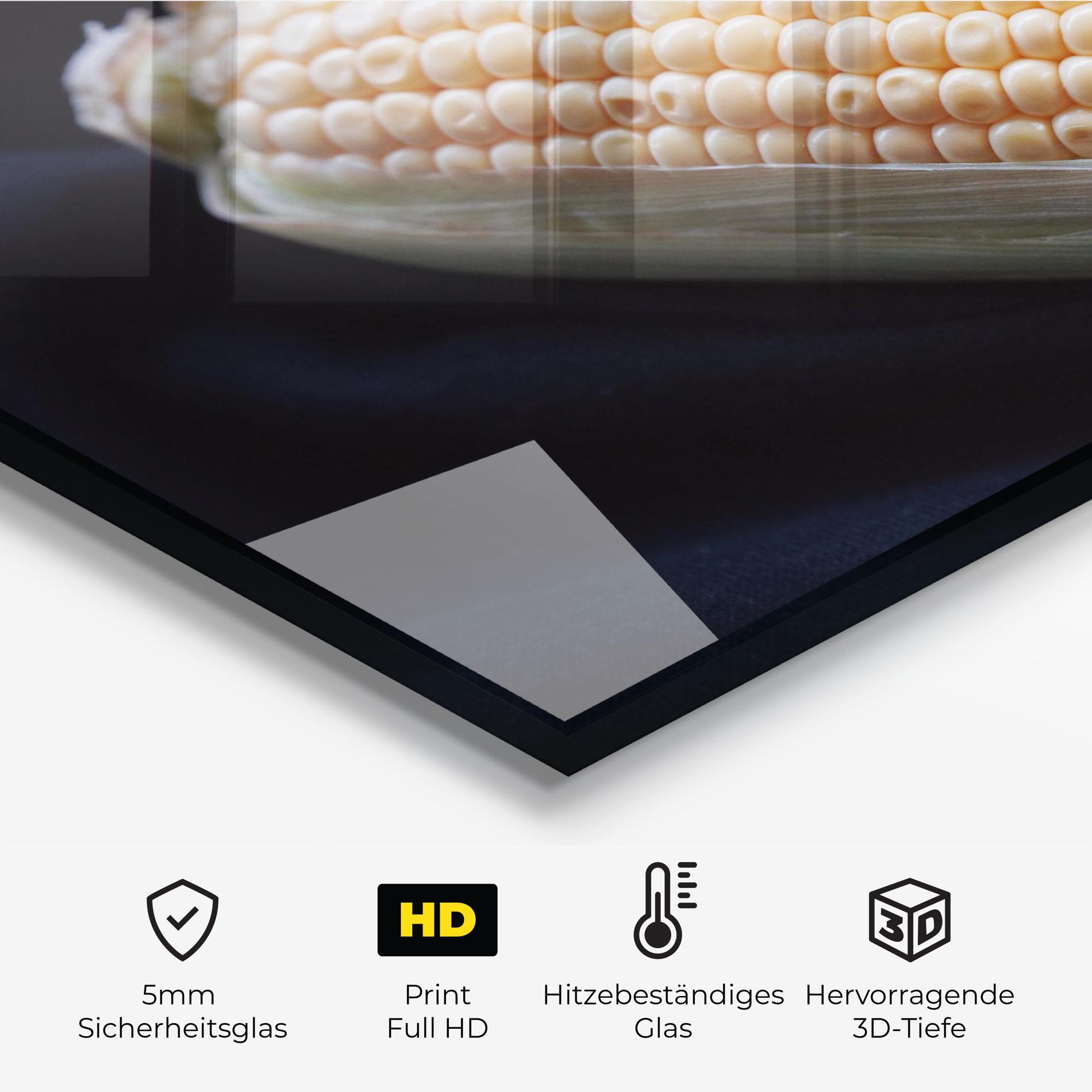 Küchenrückwand Glas Maize mockup 2