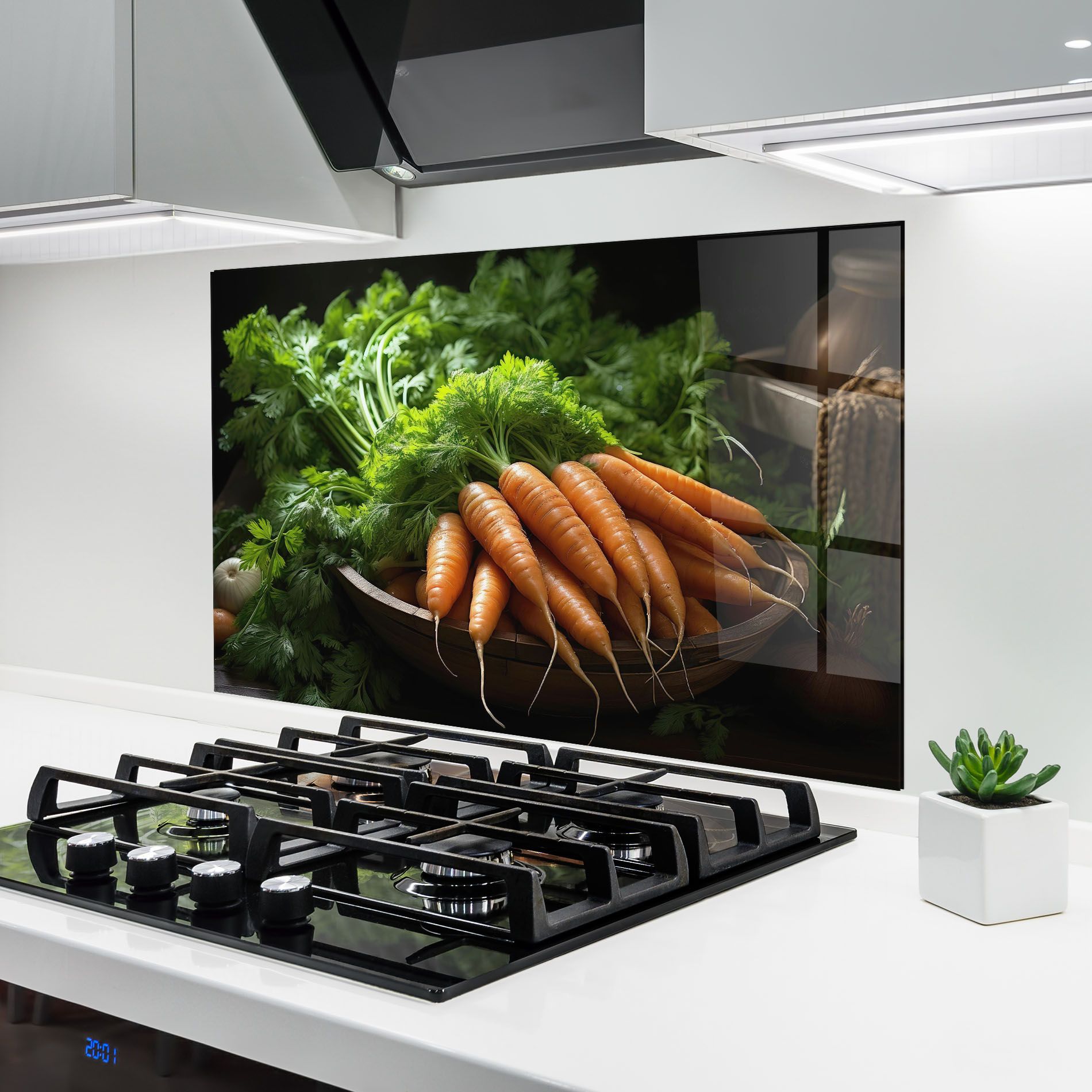 Fresh Carrots Basket mockup 6