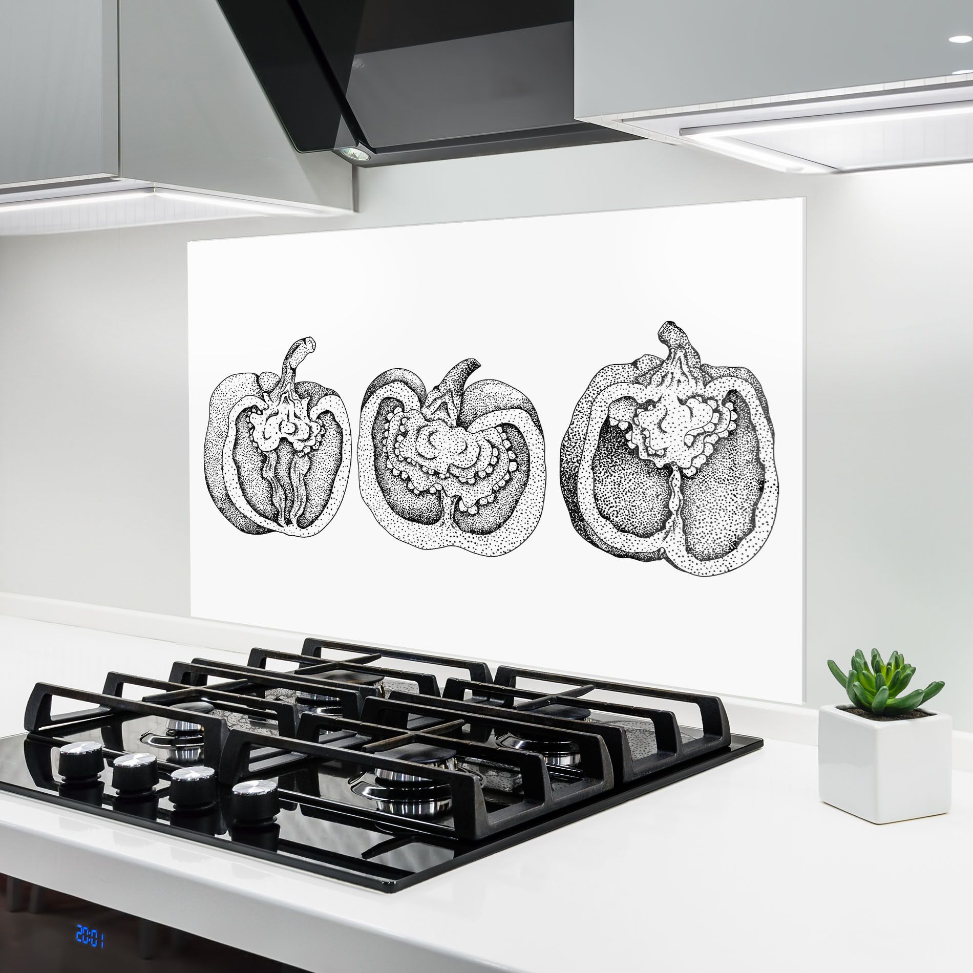 Pepper Black Art mockup 6