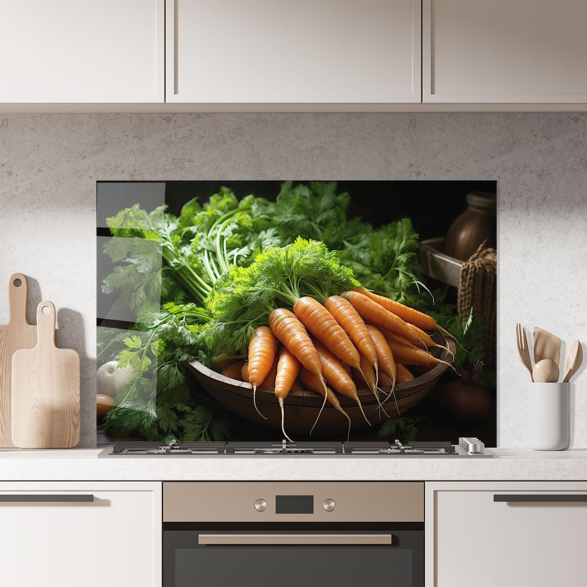 Fresh Carrots Basket mockup 7