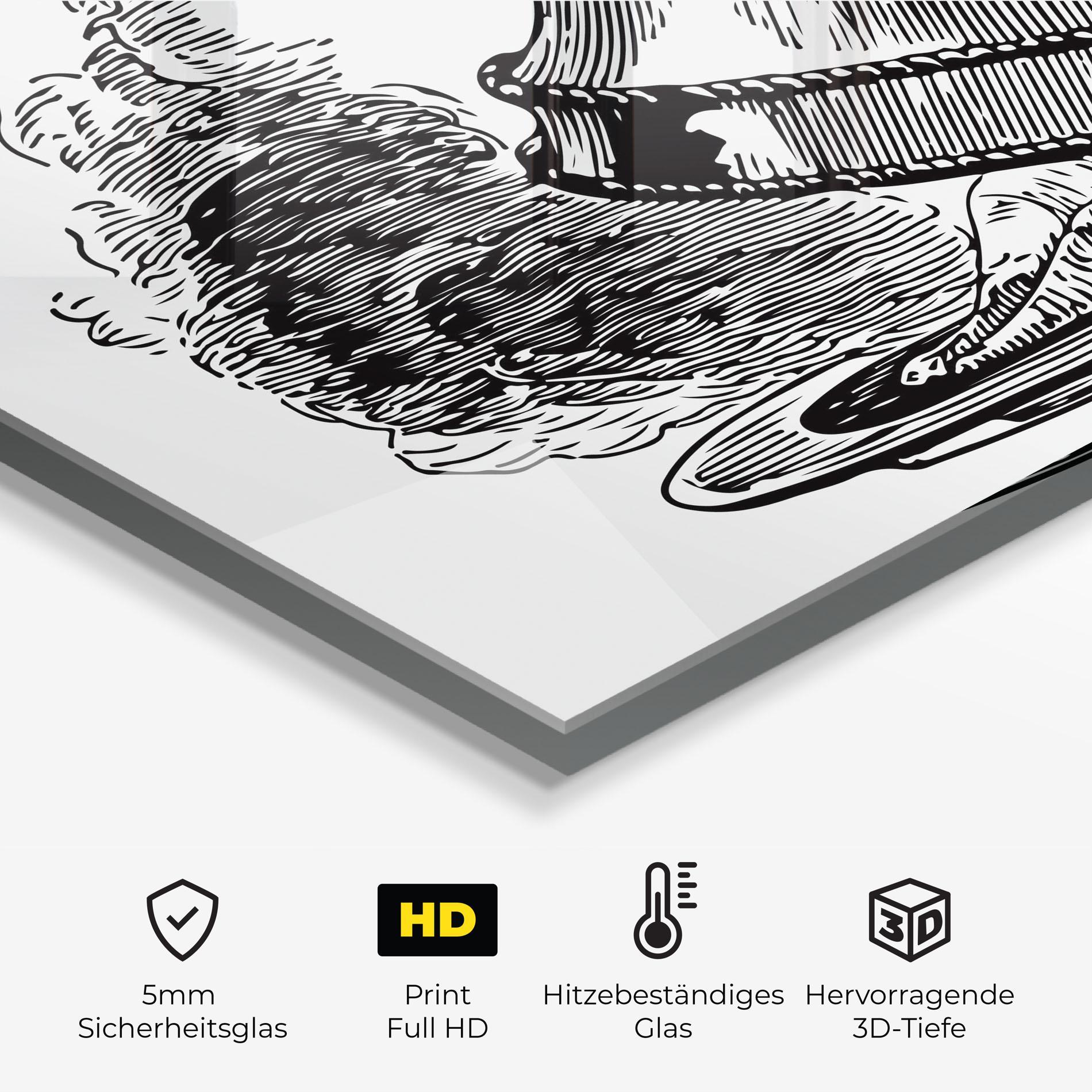 Küchenrückwand Glas Hot Food mockup 2