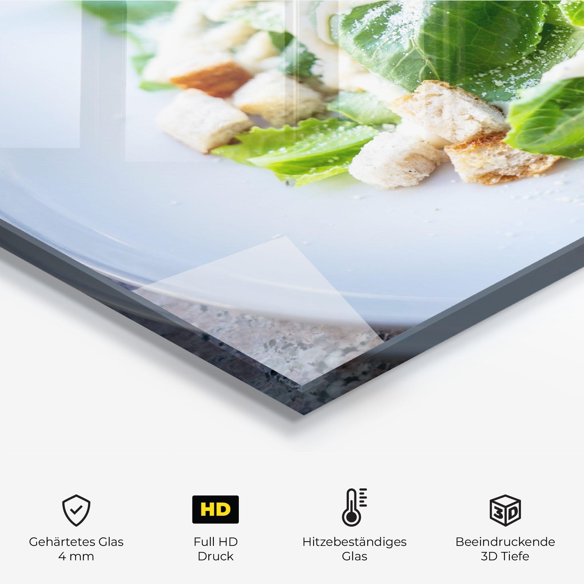 Küchenrückwand Glas Salad mockup 2