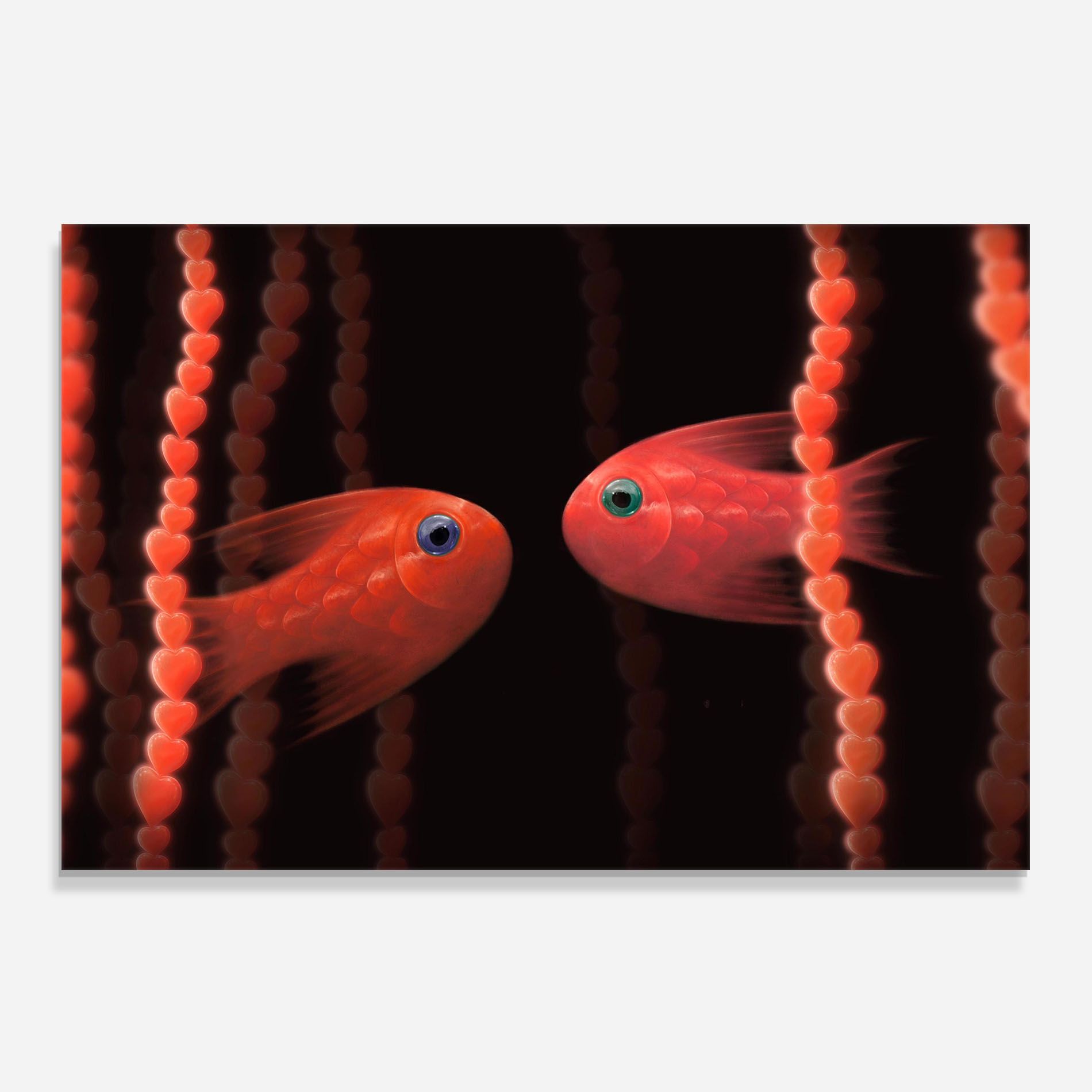 Orange Fish Heart mockup 0