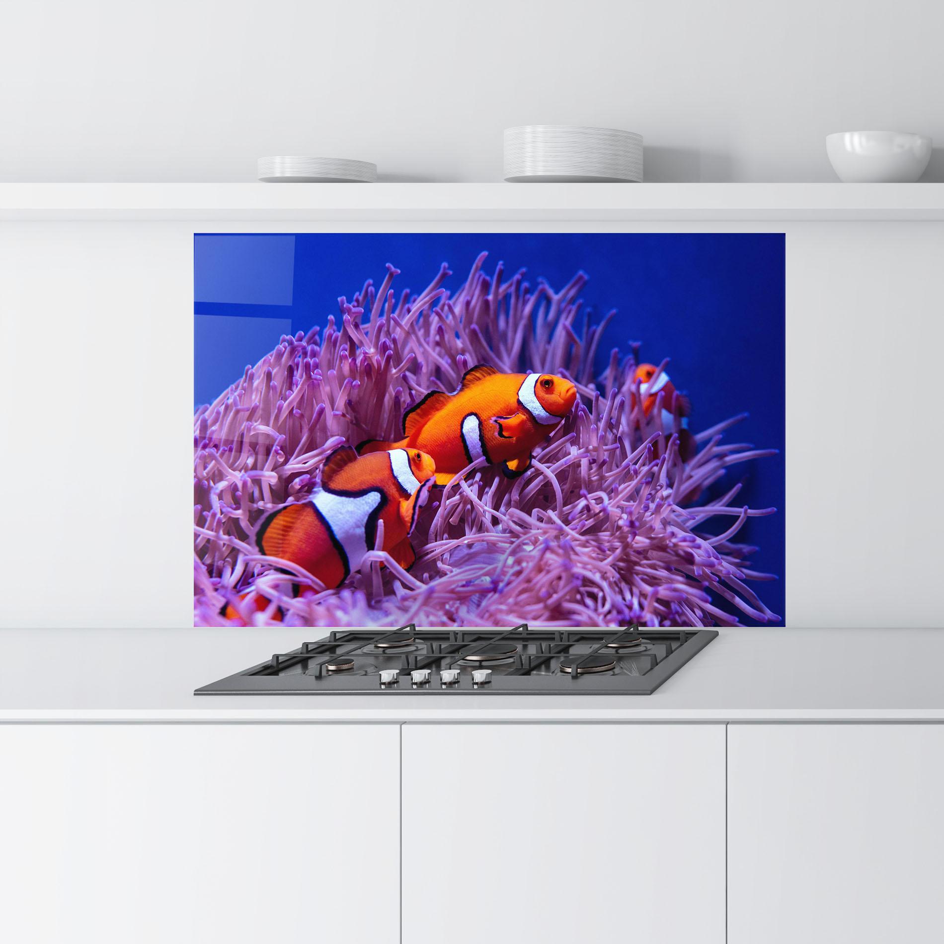 Küchenrückwand Glas Nemo Family mockup 9