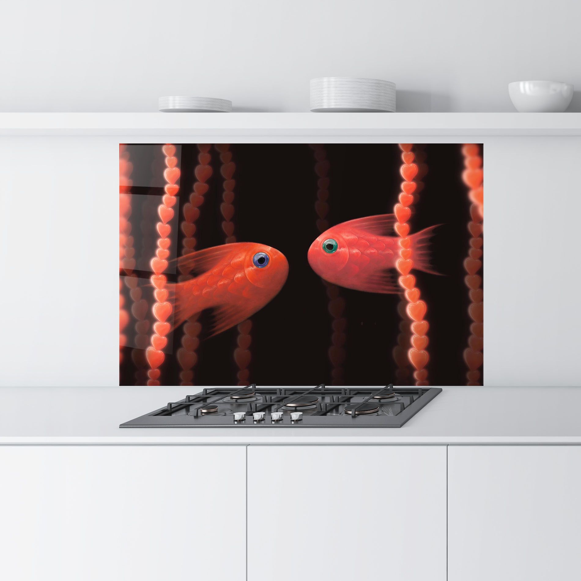 Orange Fish Heart mockup 9