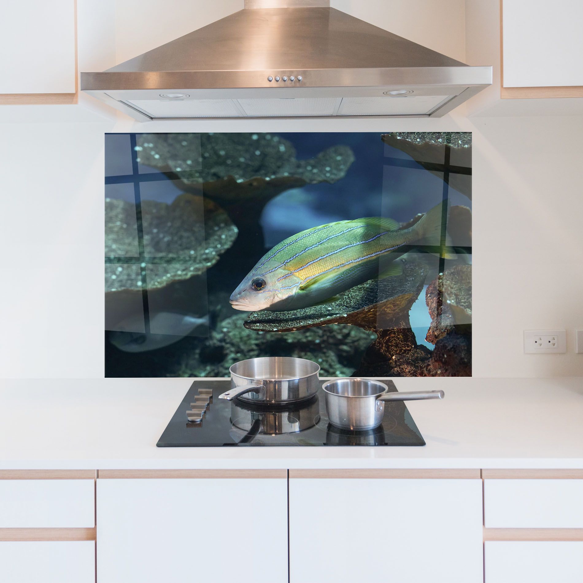 Green Gold Fish mockup 5