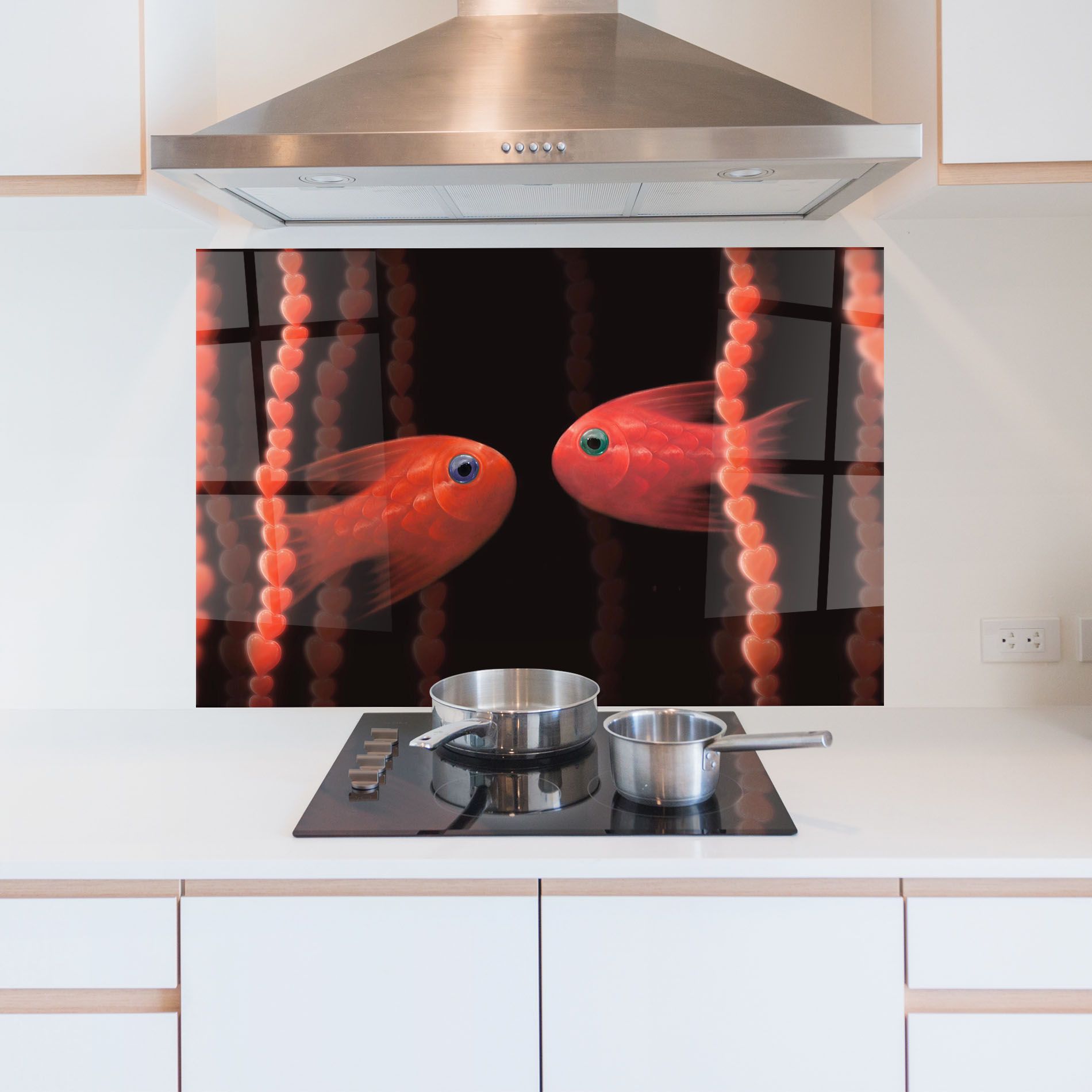 Orange Fish Heart mockup 5