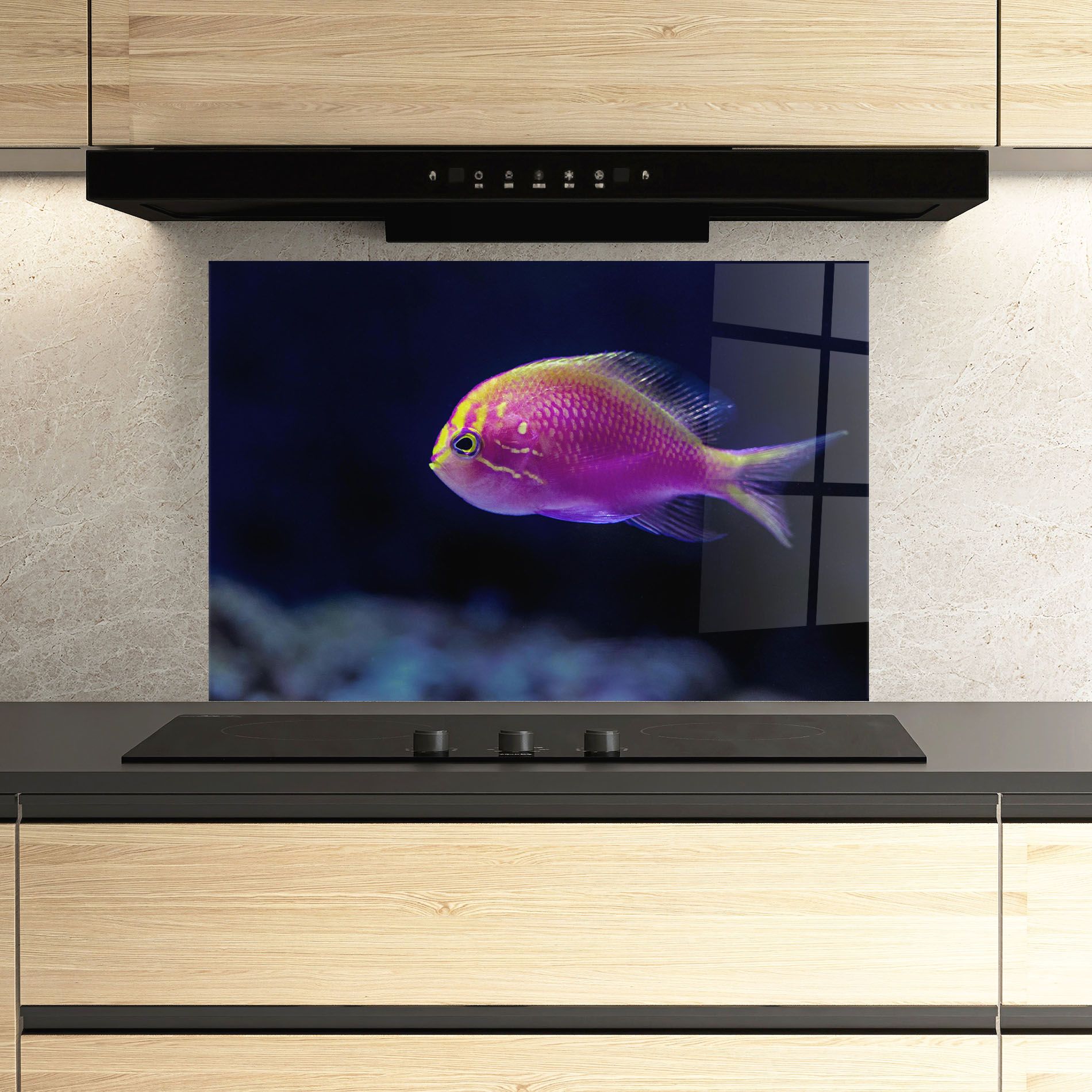 Angry Pink Fish mockup 3