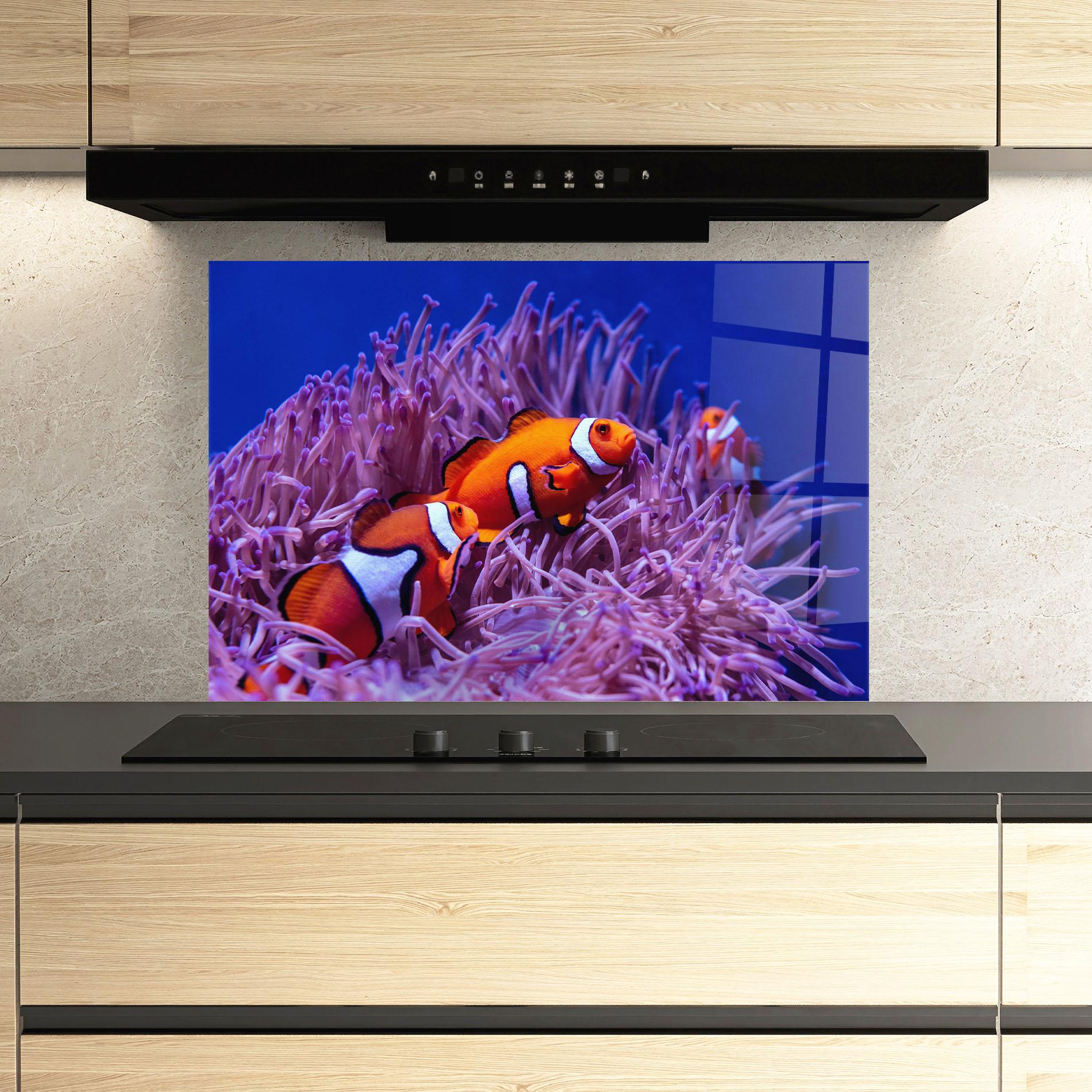 Küchenrückwand Glas Nemo Family mockup 3