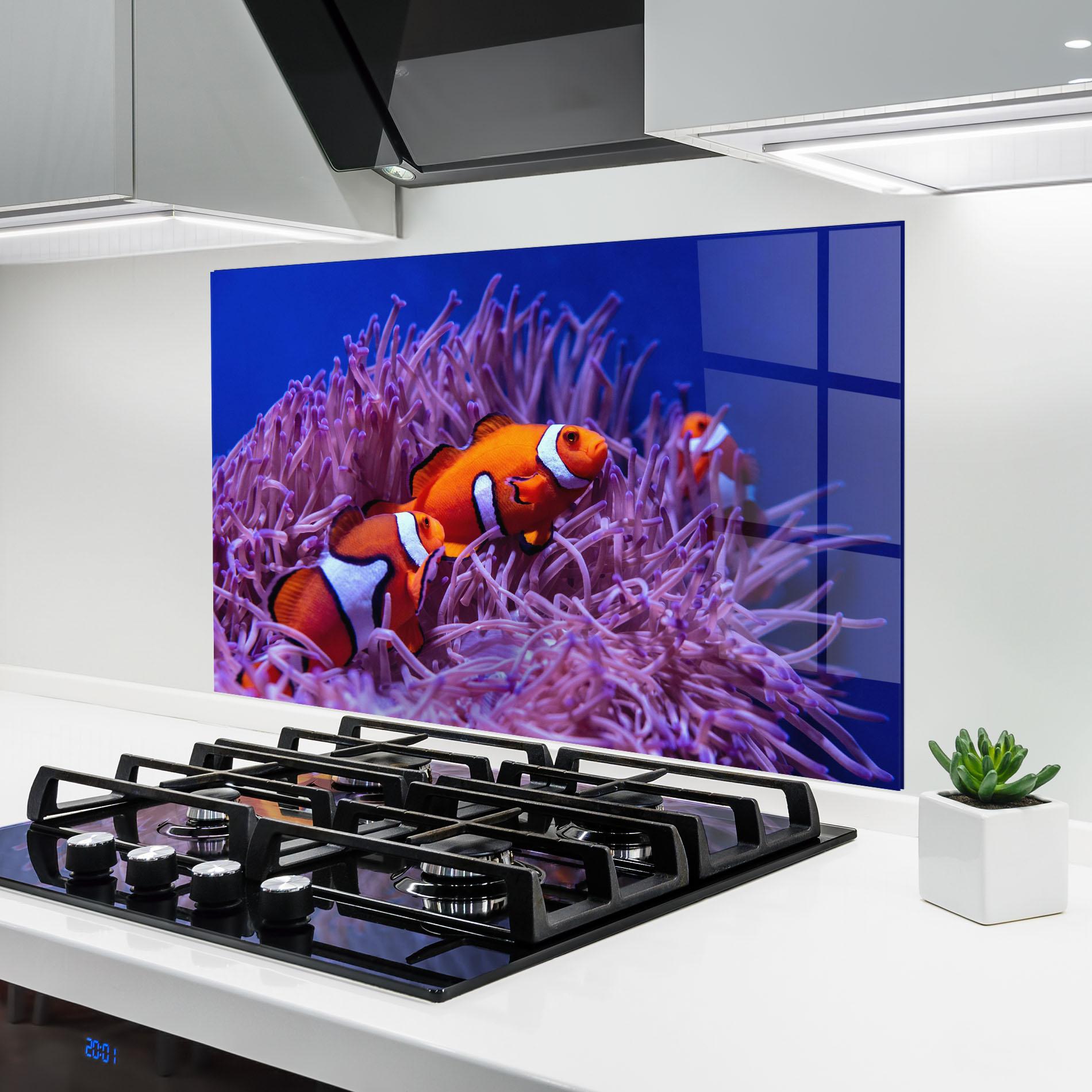 Küchenrückwand Glas Nemo Family mockup 6