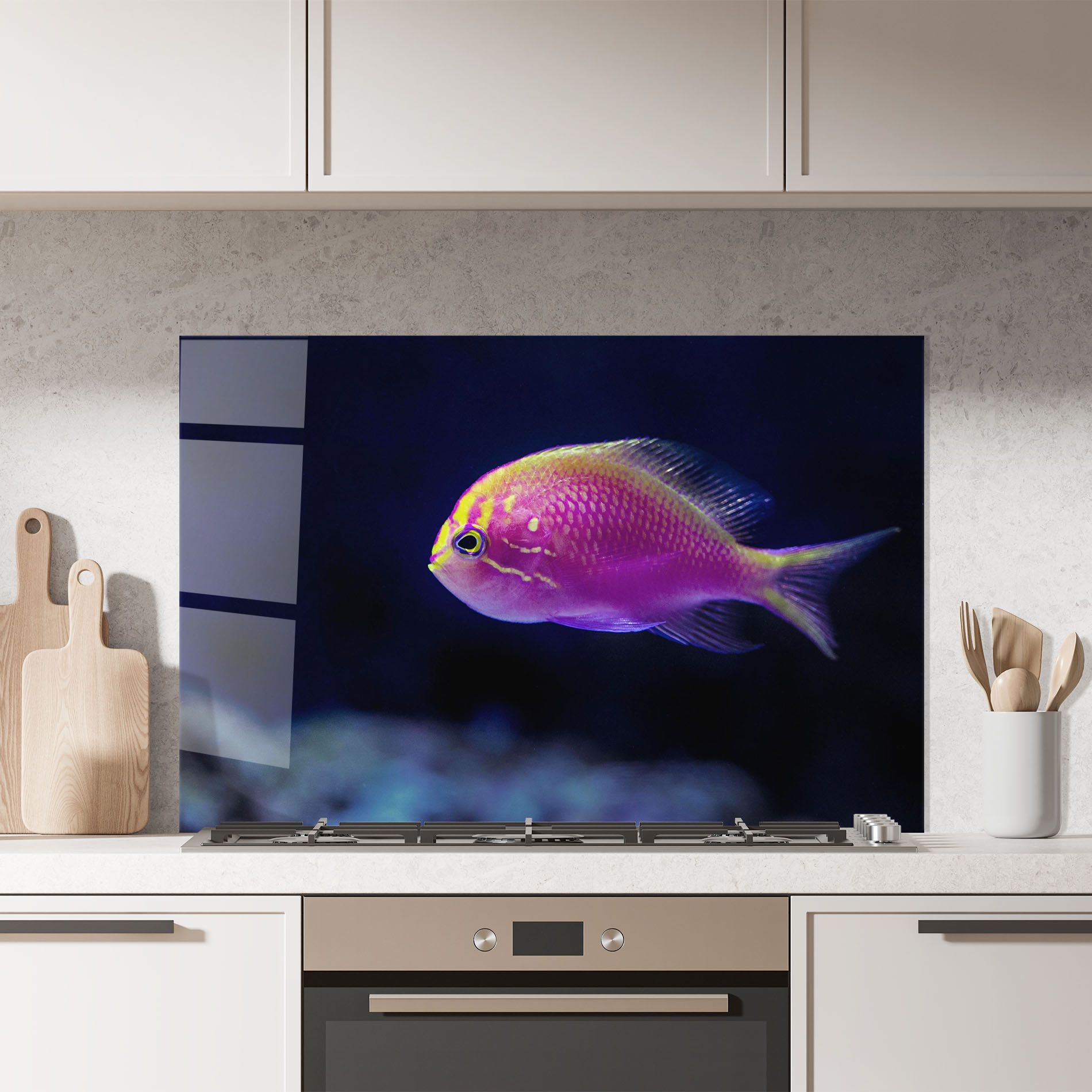 Angry Pink Fish mockup 7