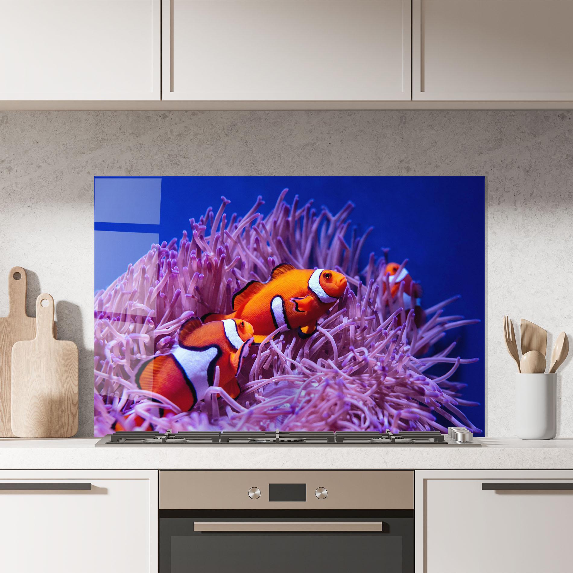 Küchenrückwand Glas Nemo Family mockup 7