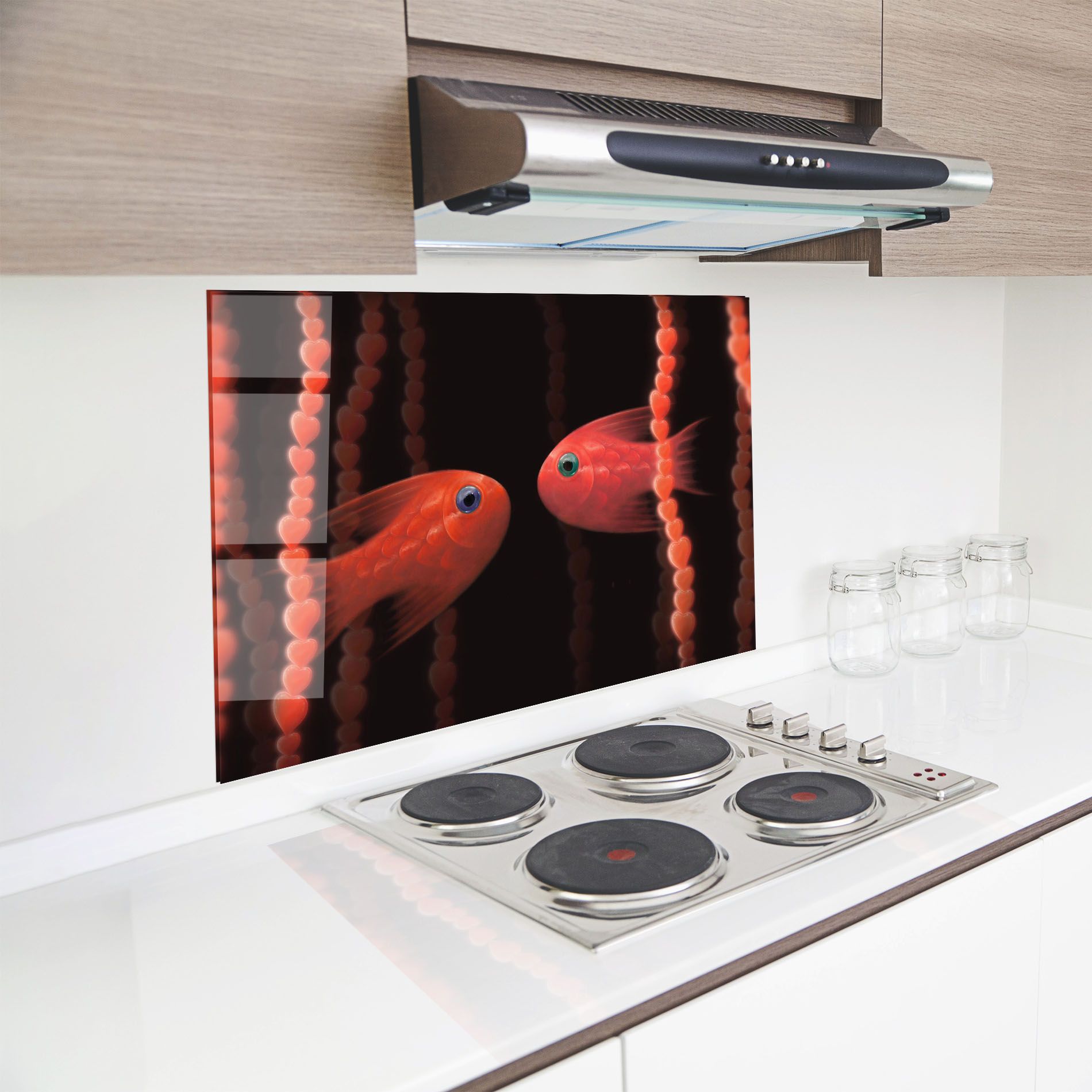 Orange Fish Heart mockup 8